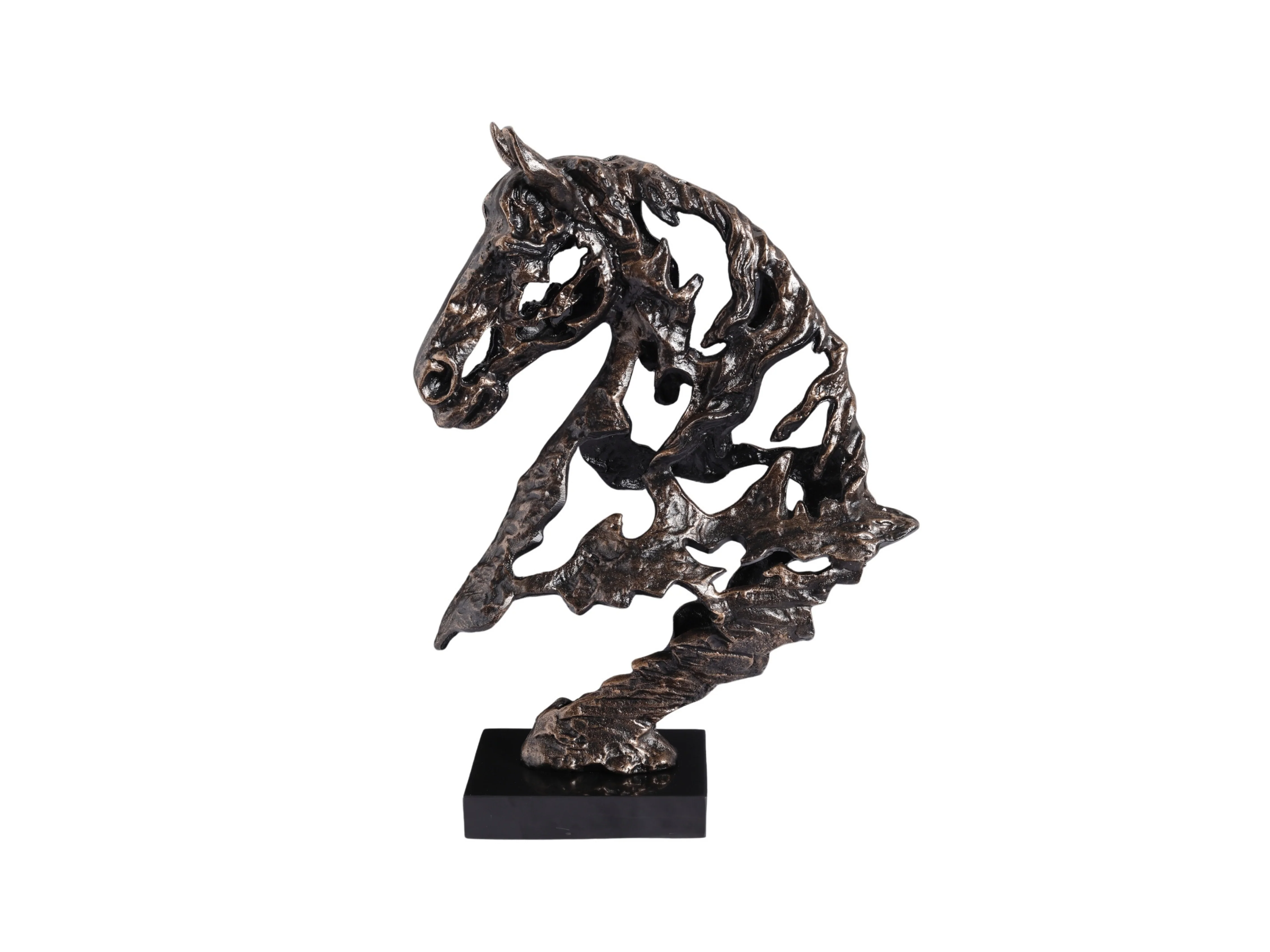Abstract Horse Head Sculpture - Image 2