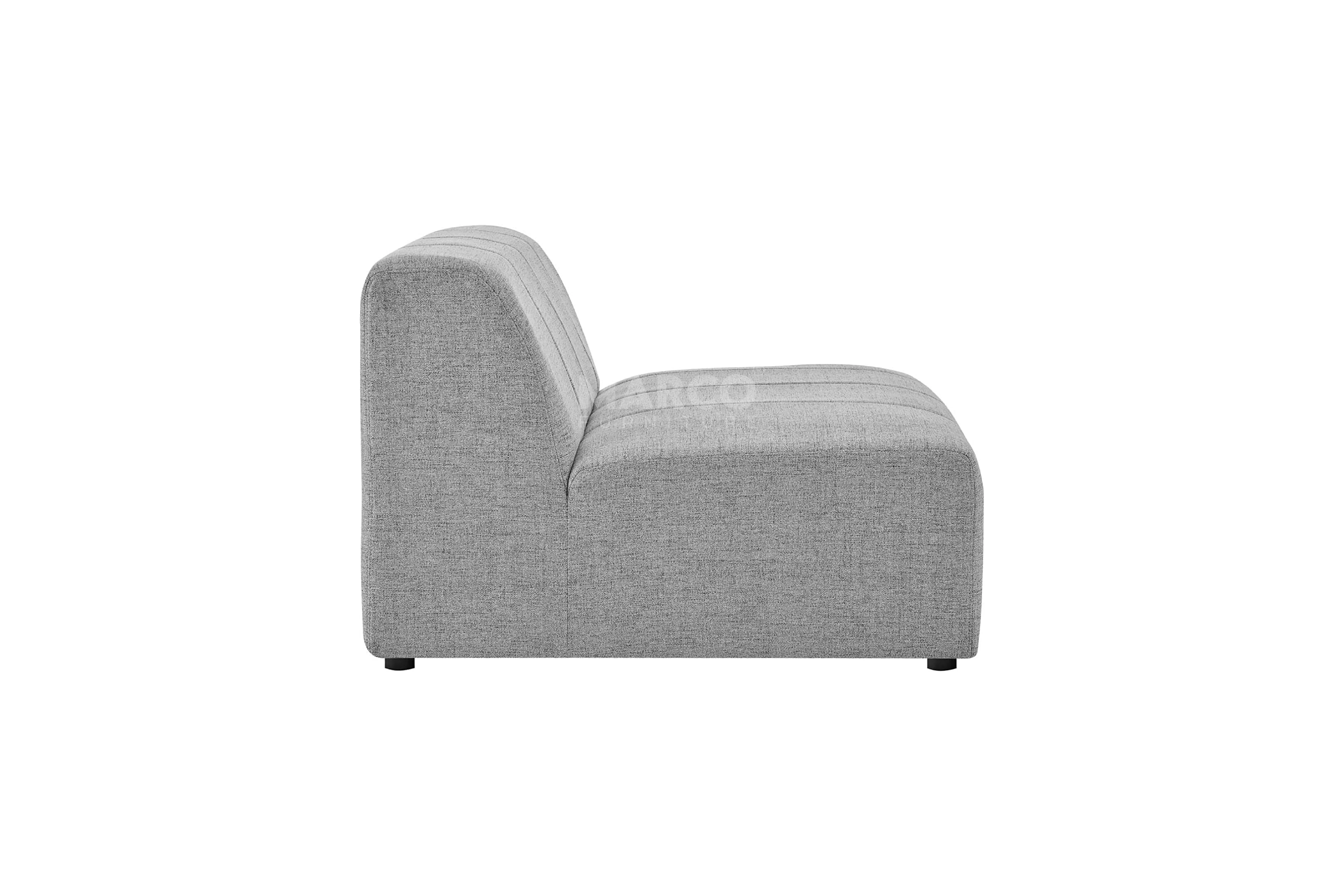 Amsterdam Modular Corner Lounge - Contemporary Fabric Sectional Sofa - Image 11