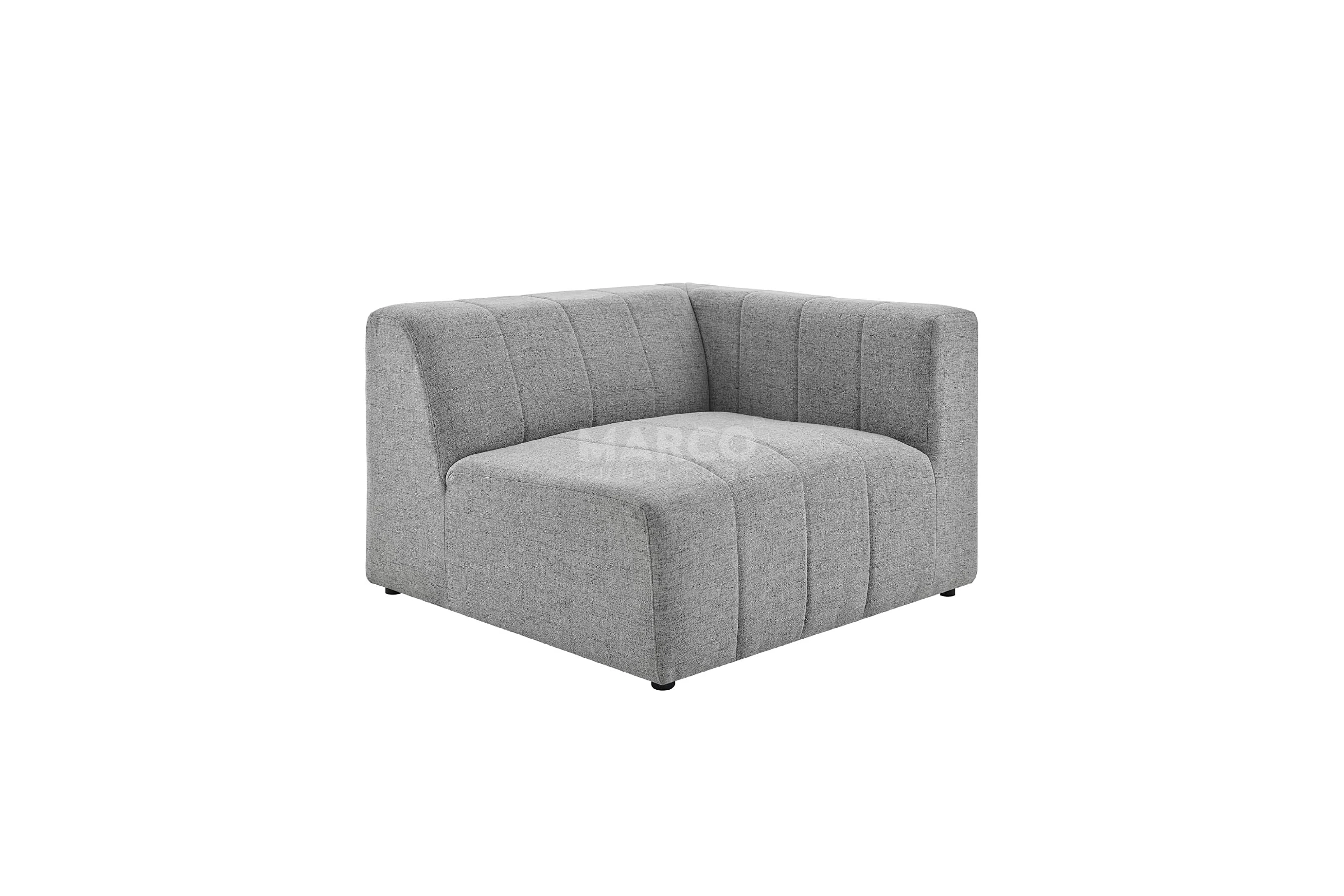 Amsterdam Modular Corner Lounge - Contemporary Fabric Sectional Sofa - Image 12