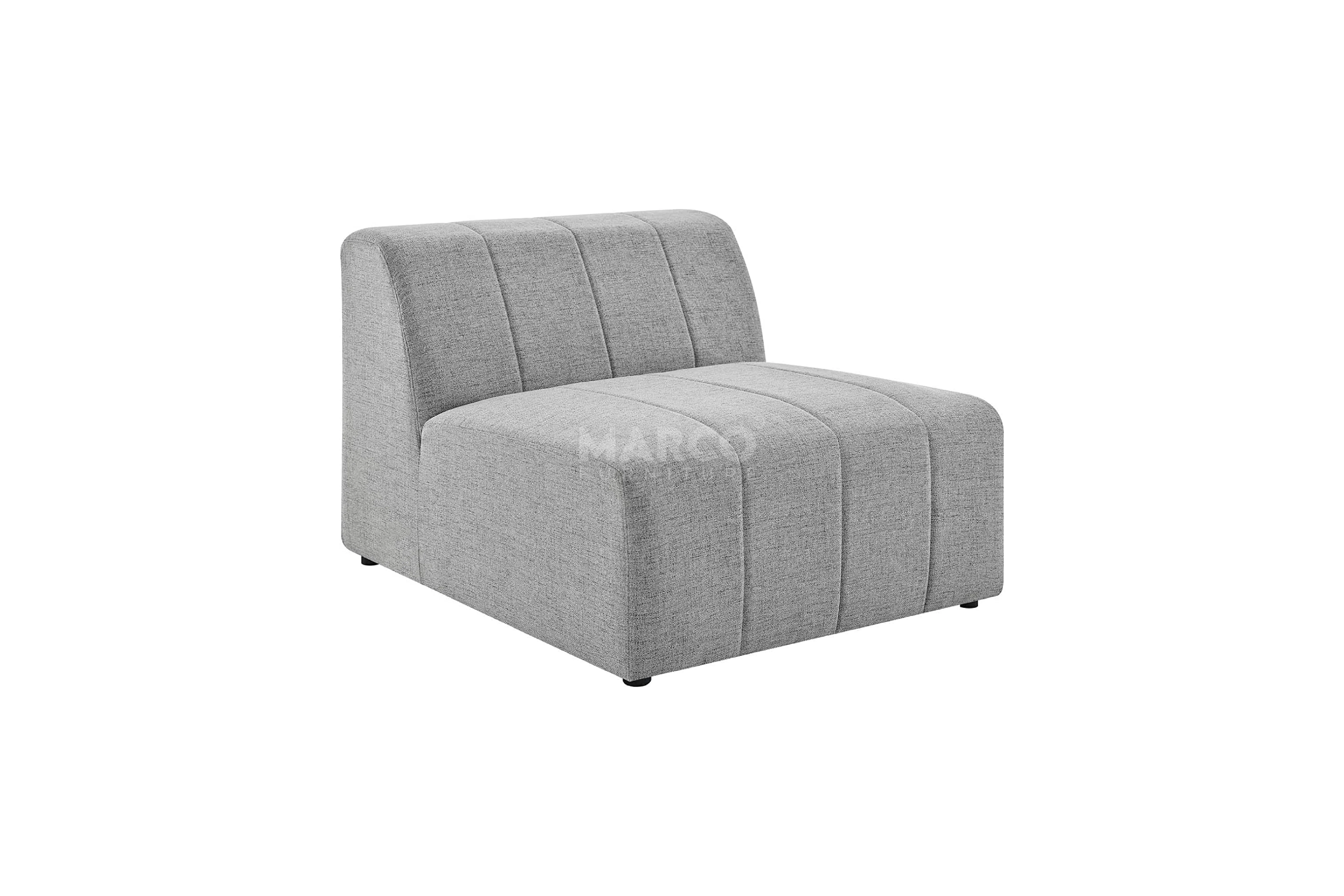 Amsterdam Modular Corner Lounge - Contemporary Fabric Sectional Sofa - Image 14