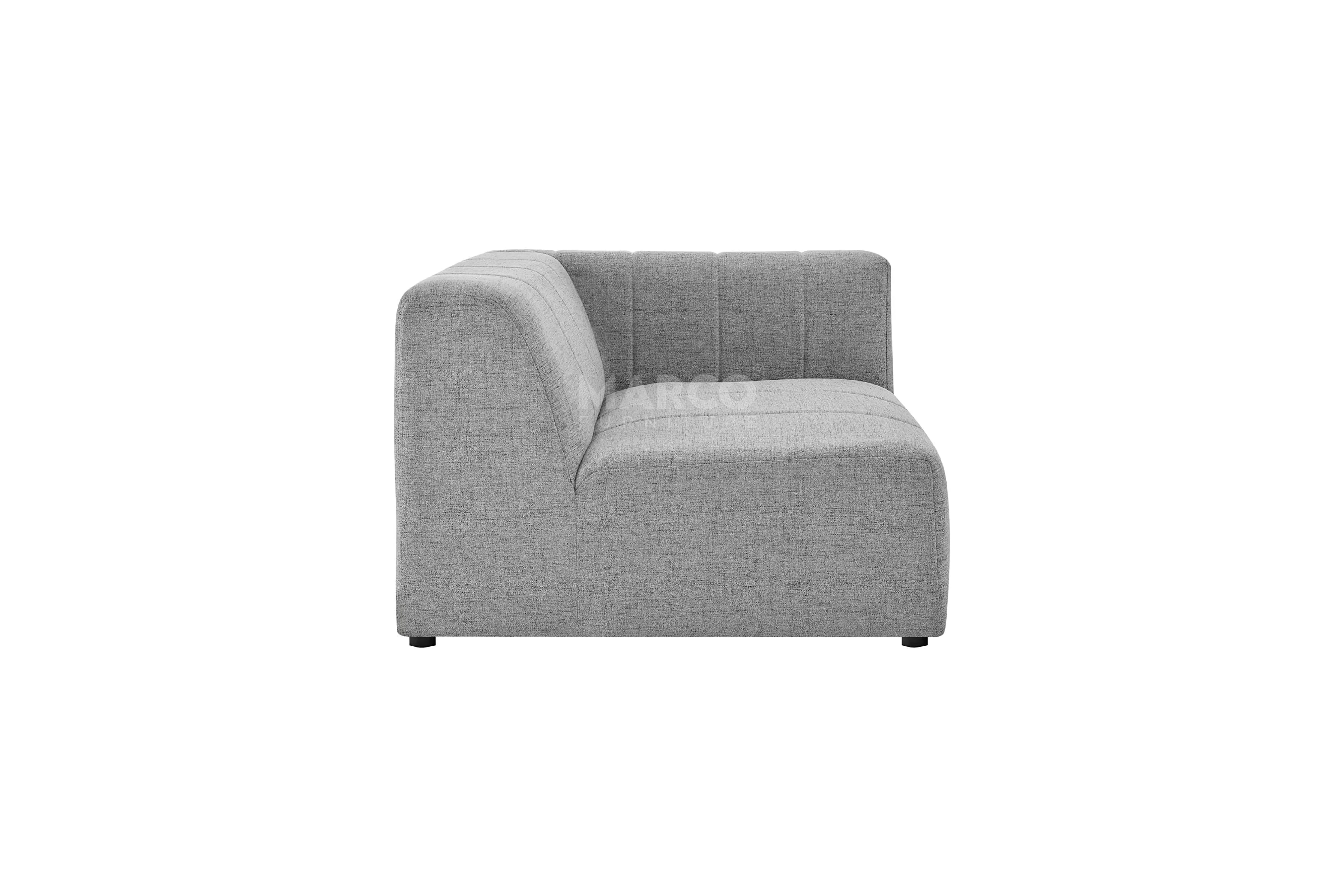 Amsterdam Modular Corner Lounge - Contemporary Fabric Sectional Sofa - Image 15