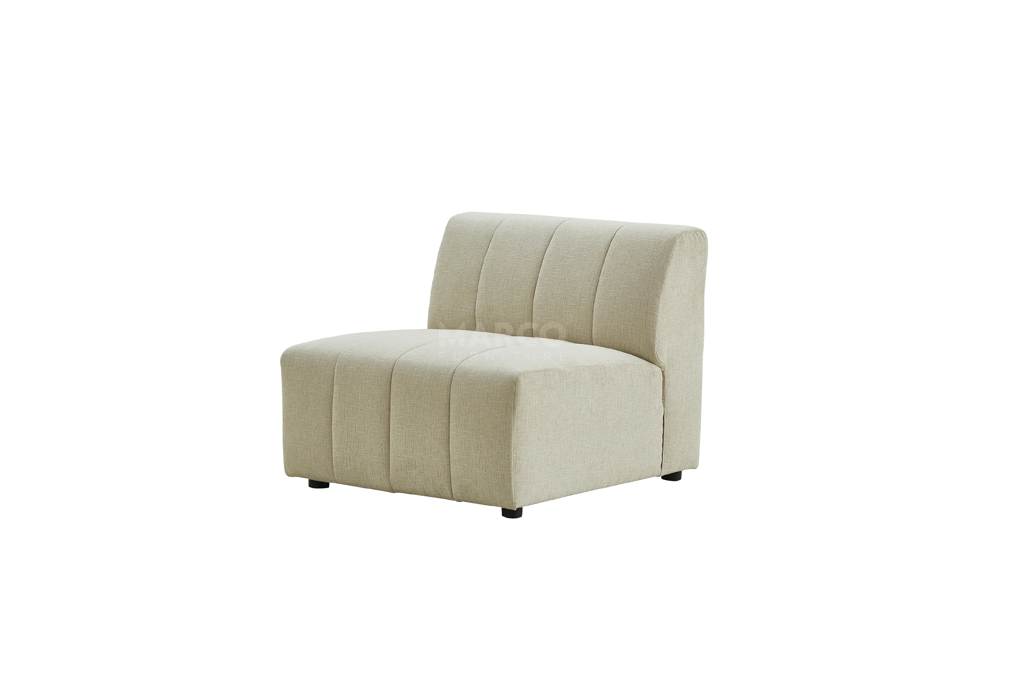 Amsterdam Modular Corner Lounge - Contemporary Fabric Sectional Sofa - Image 22