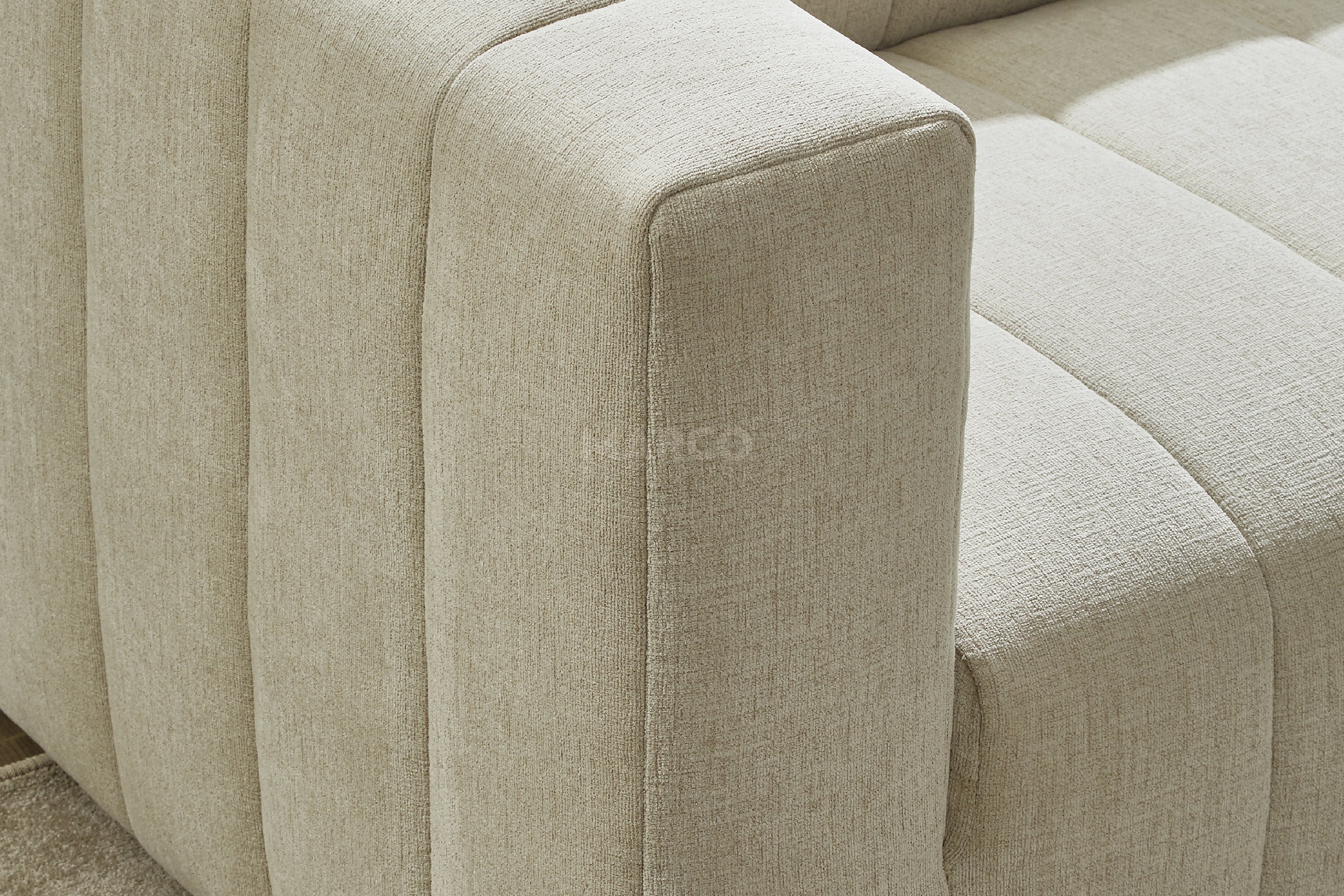 Amsterdam Modular Corner Lounge - Contemporary Fabric Sectional Sofa - Image 9