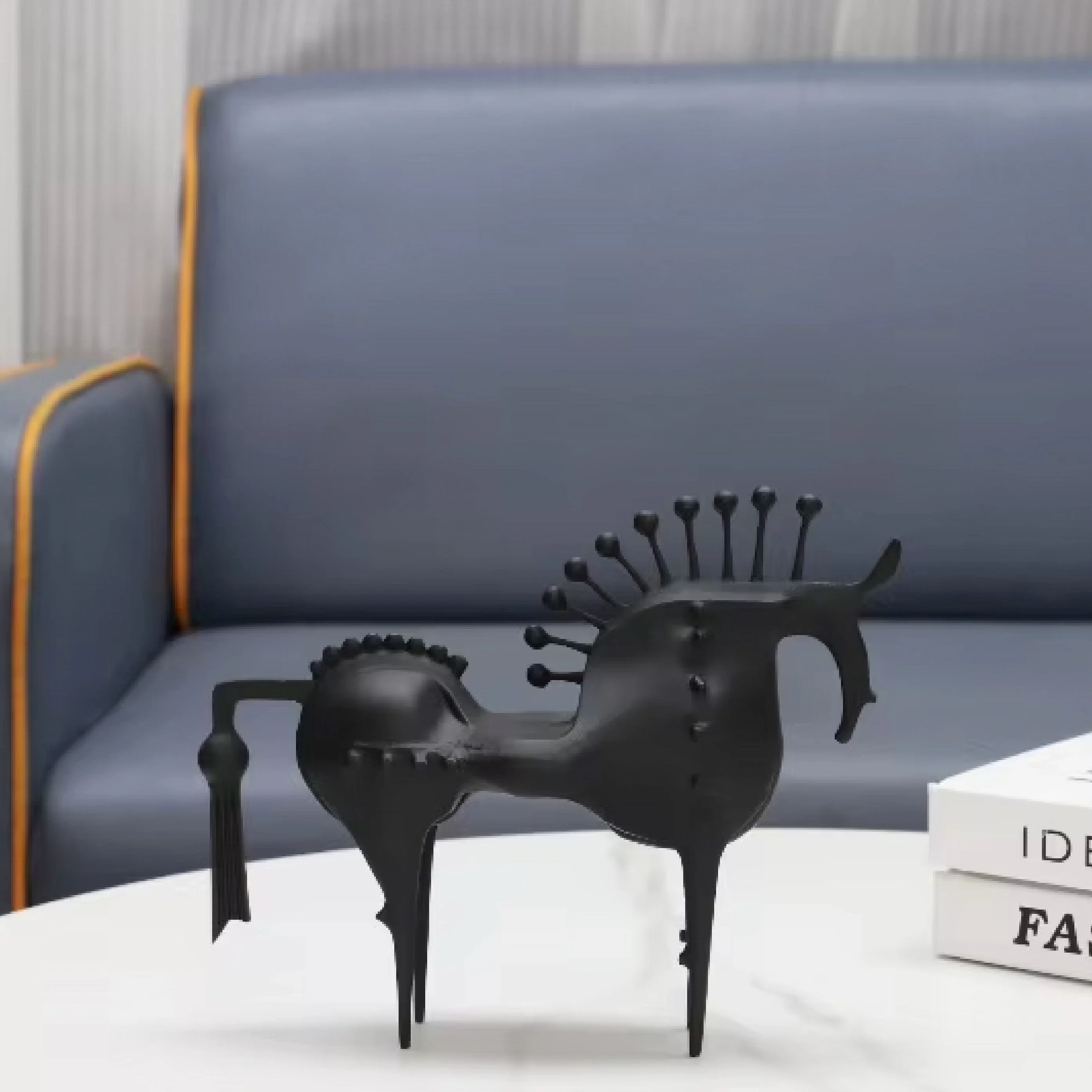 Nordic Style Metal Horse Sculpture - Image 10