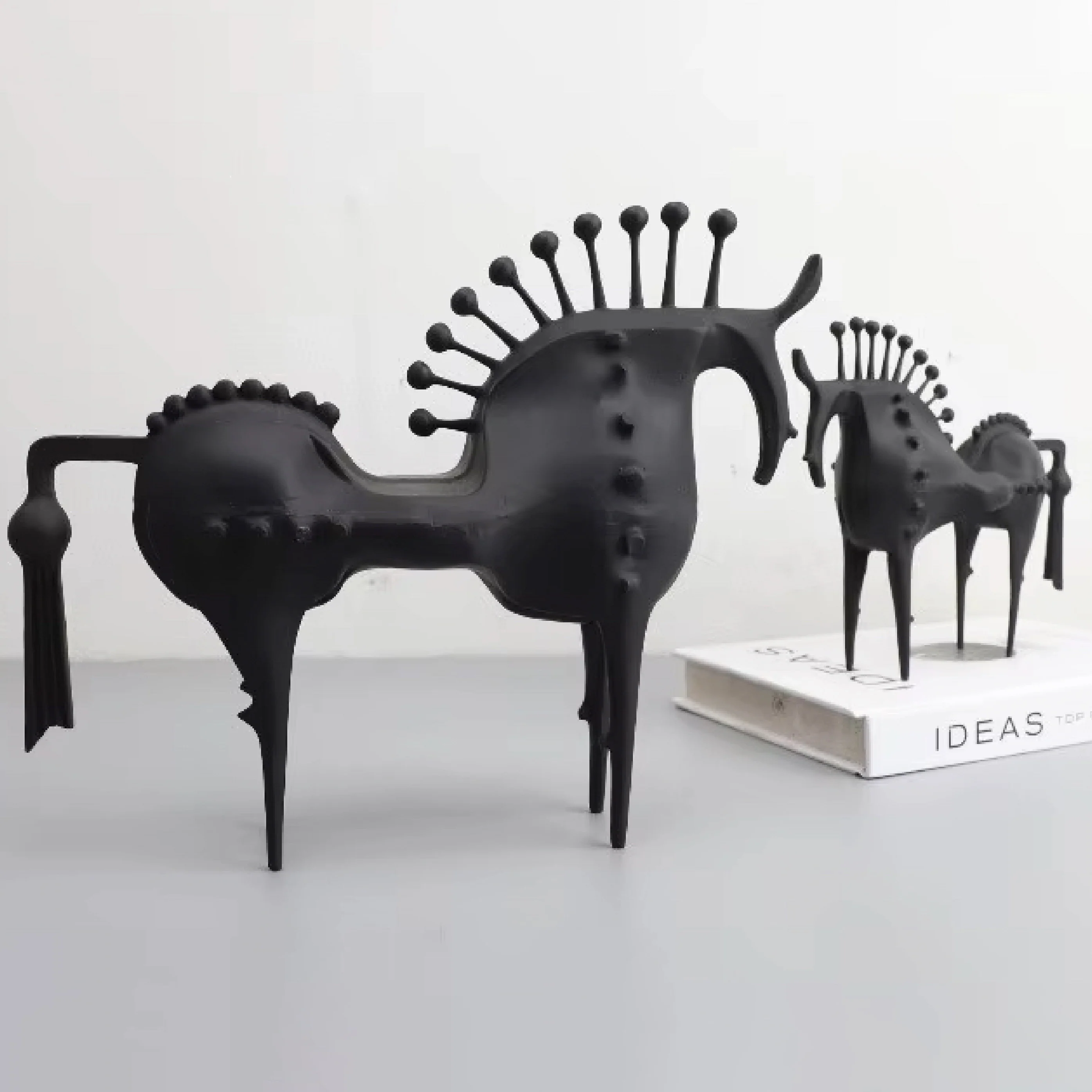 Nordic Style Metal Horse Sculpture - Image 11