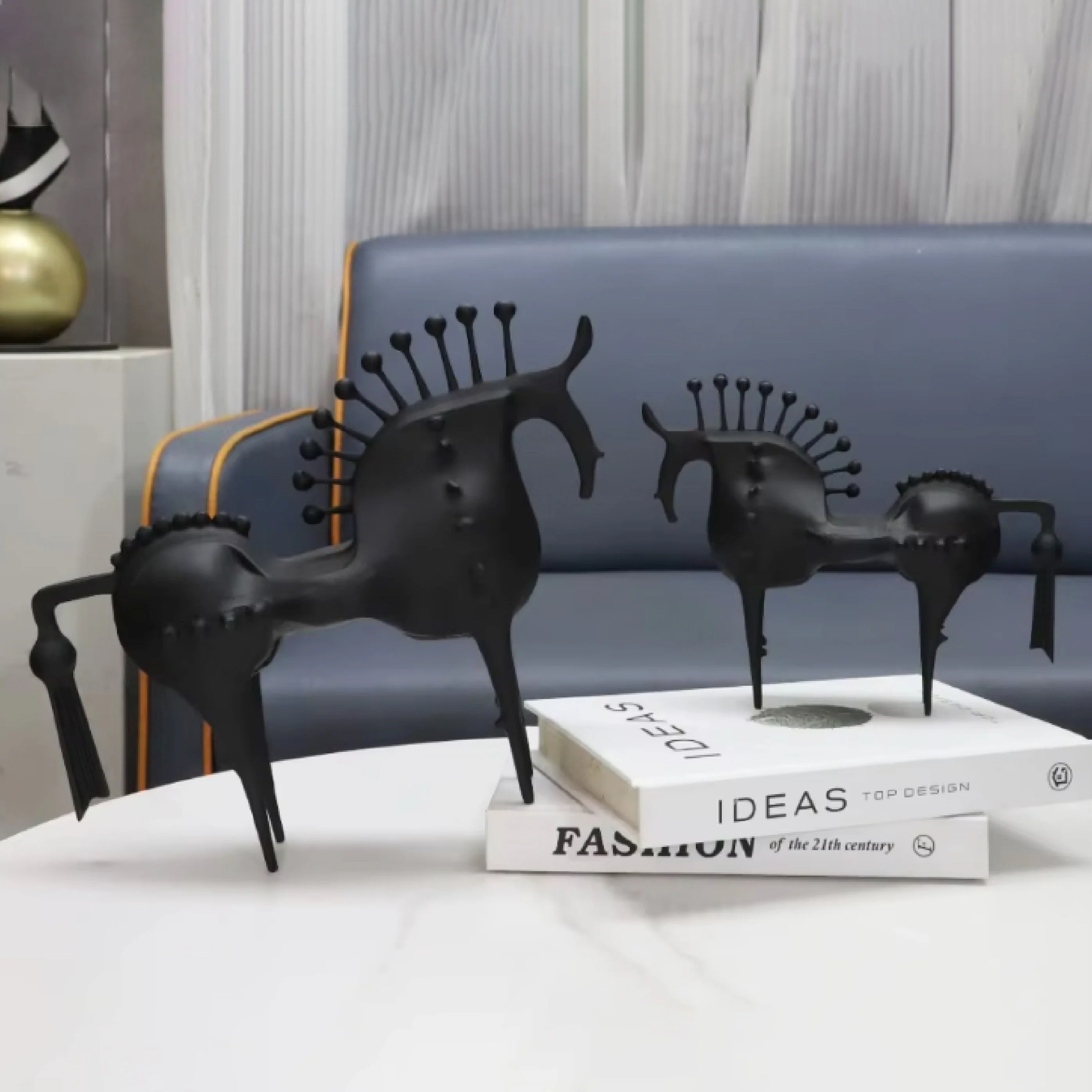 Nordic Style Metal Horse Sculpture - Image 8