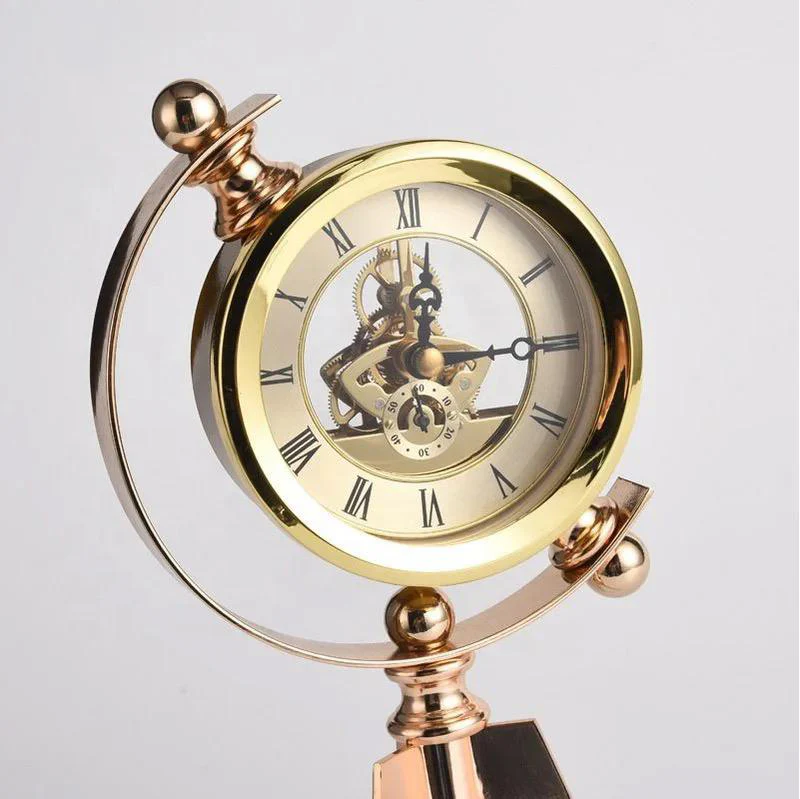 Antique-Style Tripod Table Clock - Image 4