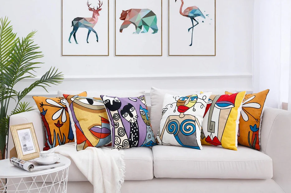 Picasso Designer Cushion - Image 3