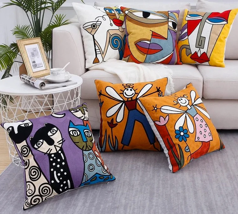 Picasso Designer Cushion - Image 9