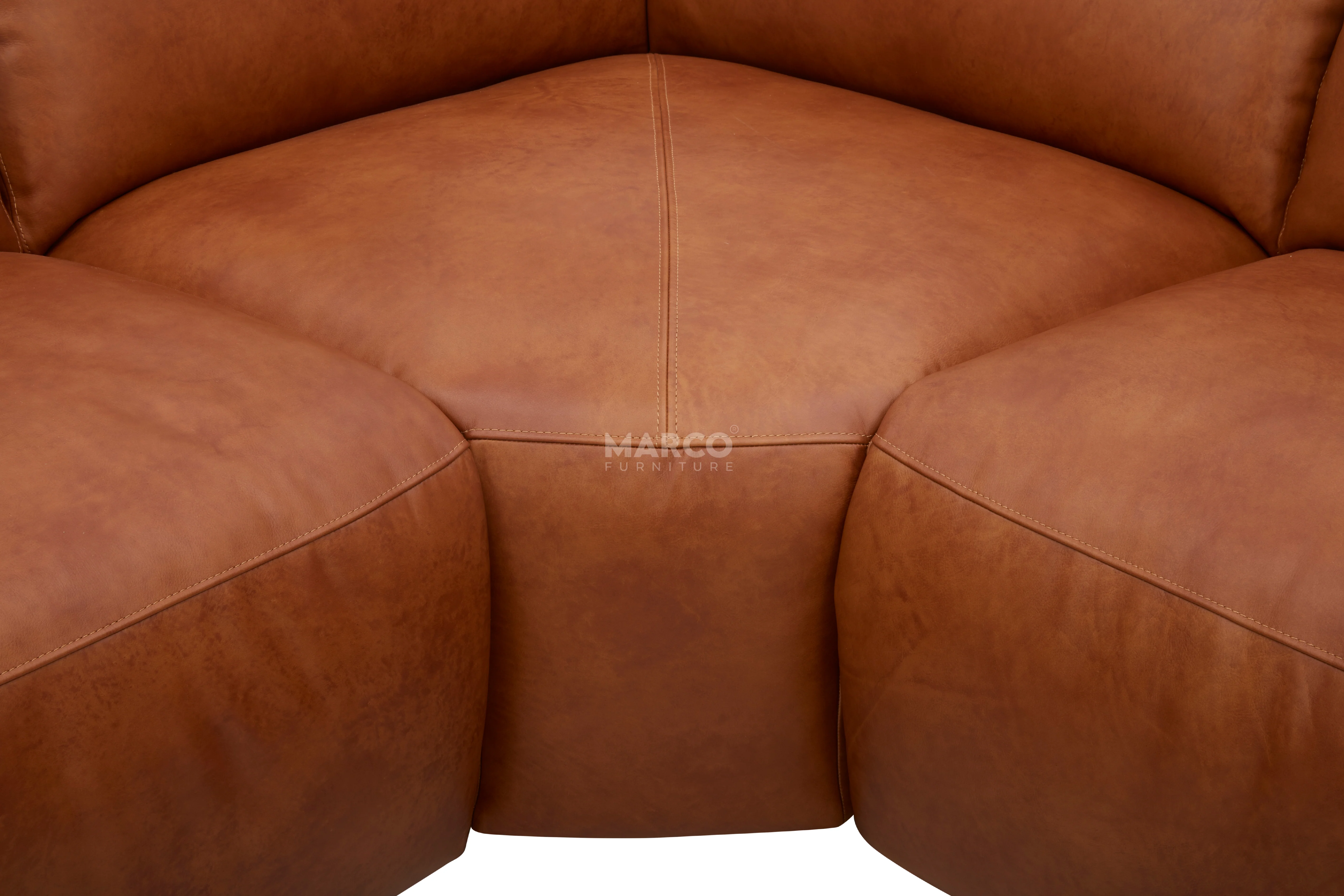 Arizona Leather Recliner Sofa with Chaise & Adjustable Headrests - Image 12
