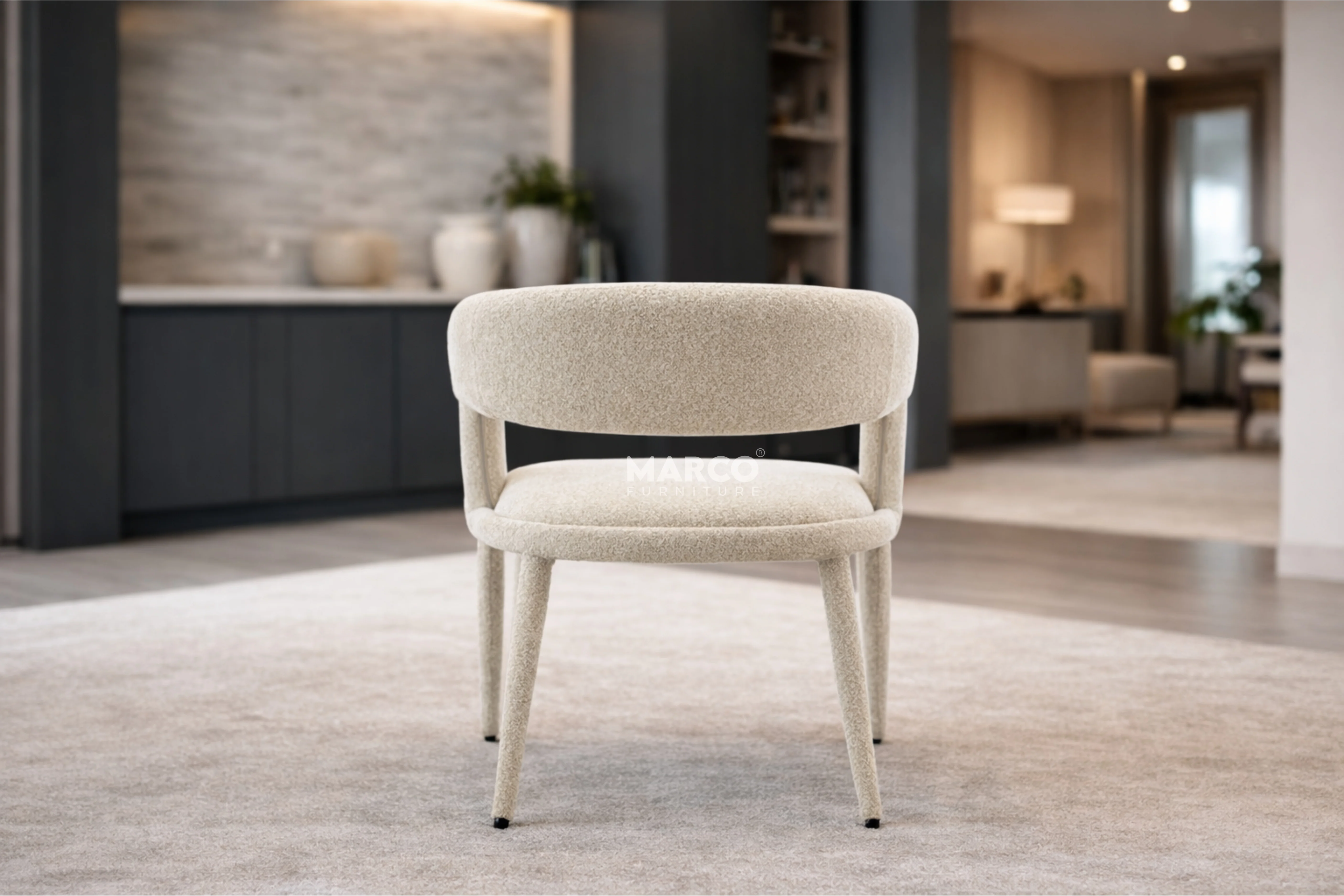 Aspen Fabric Upholstered Dining Chair - Image 4