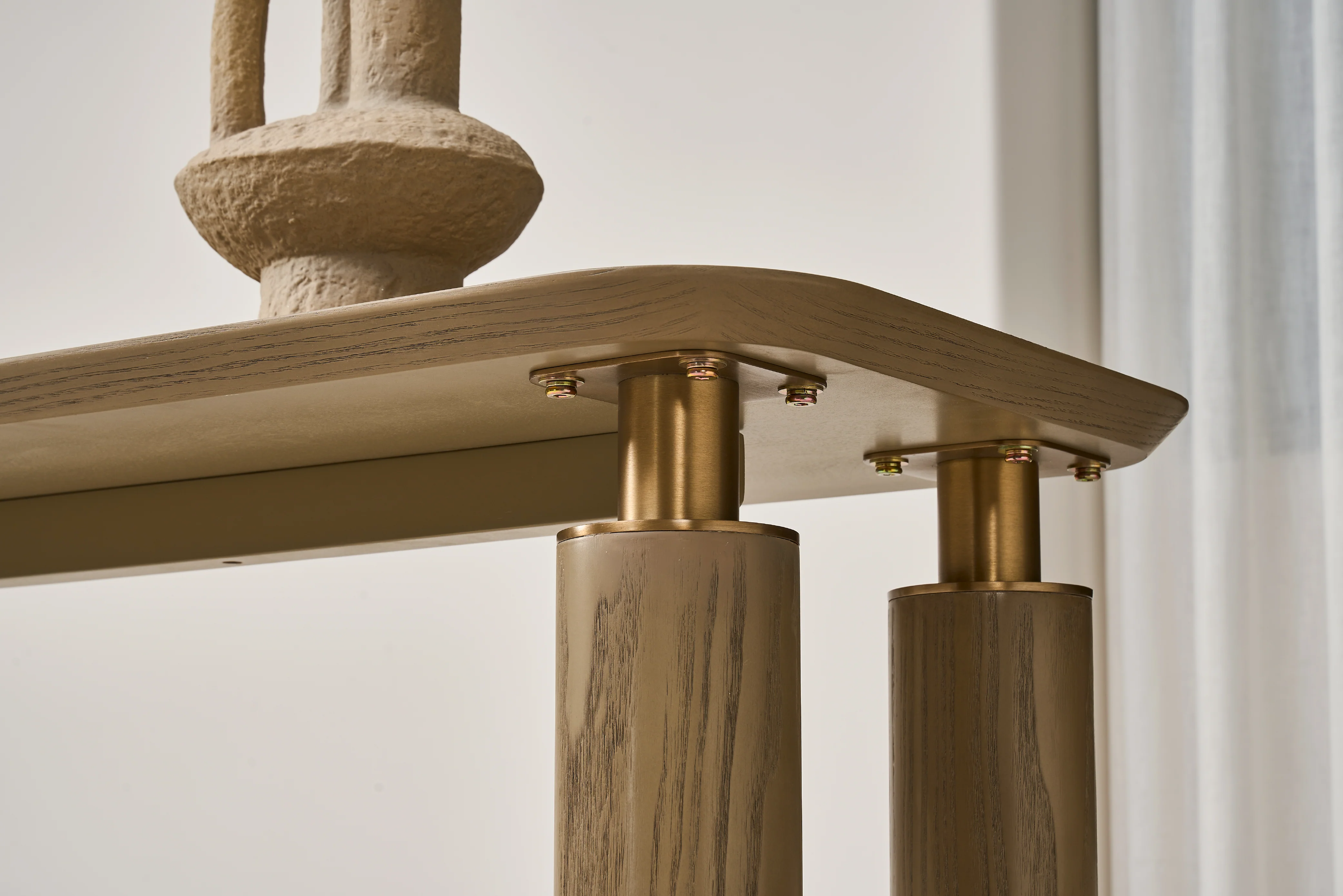 Bella Tavola Ash Veneer Narrow Console Table - Image 7