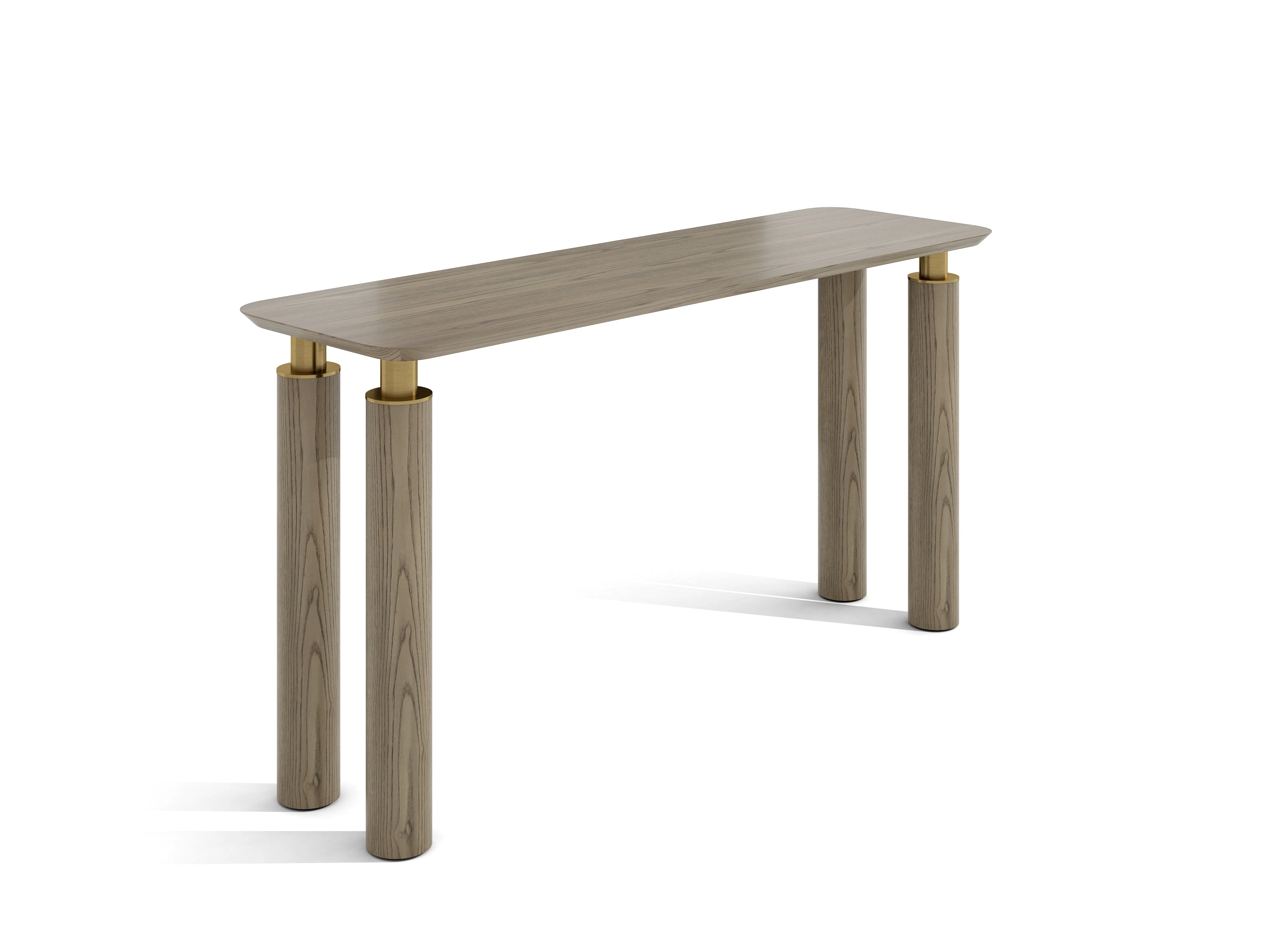 Bella Tavola Ash Veneer Narrow Console Table - Image 8