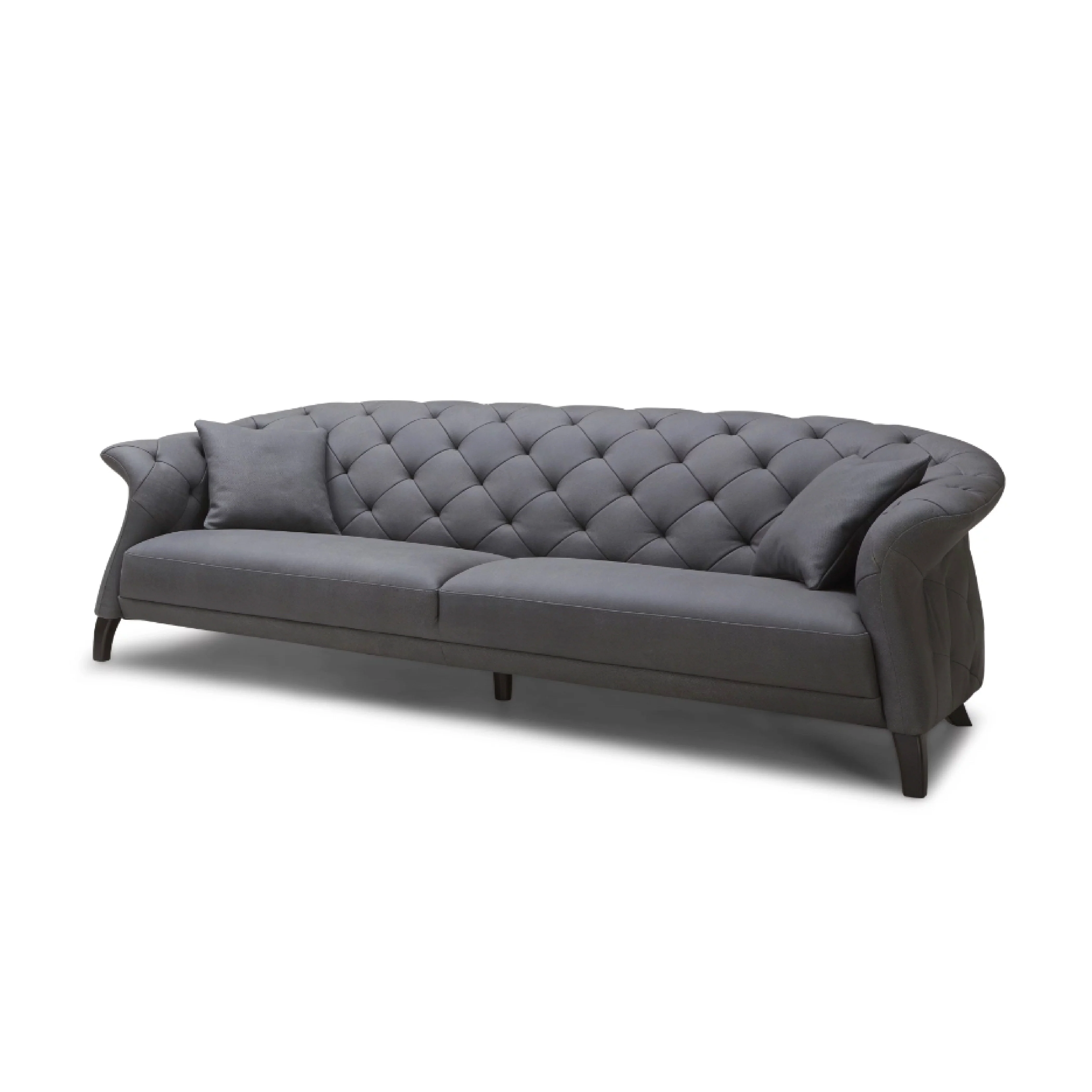 Brixton Chesterfield Leather Sofa – Tufted Design - Image 10