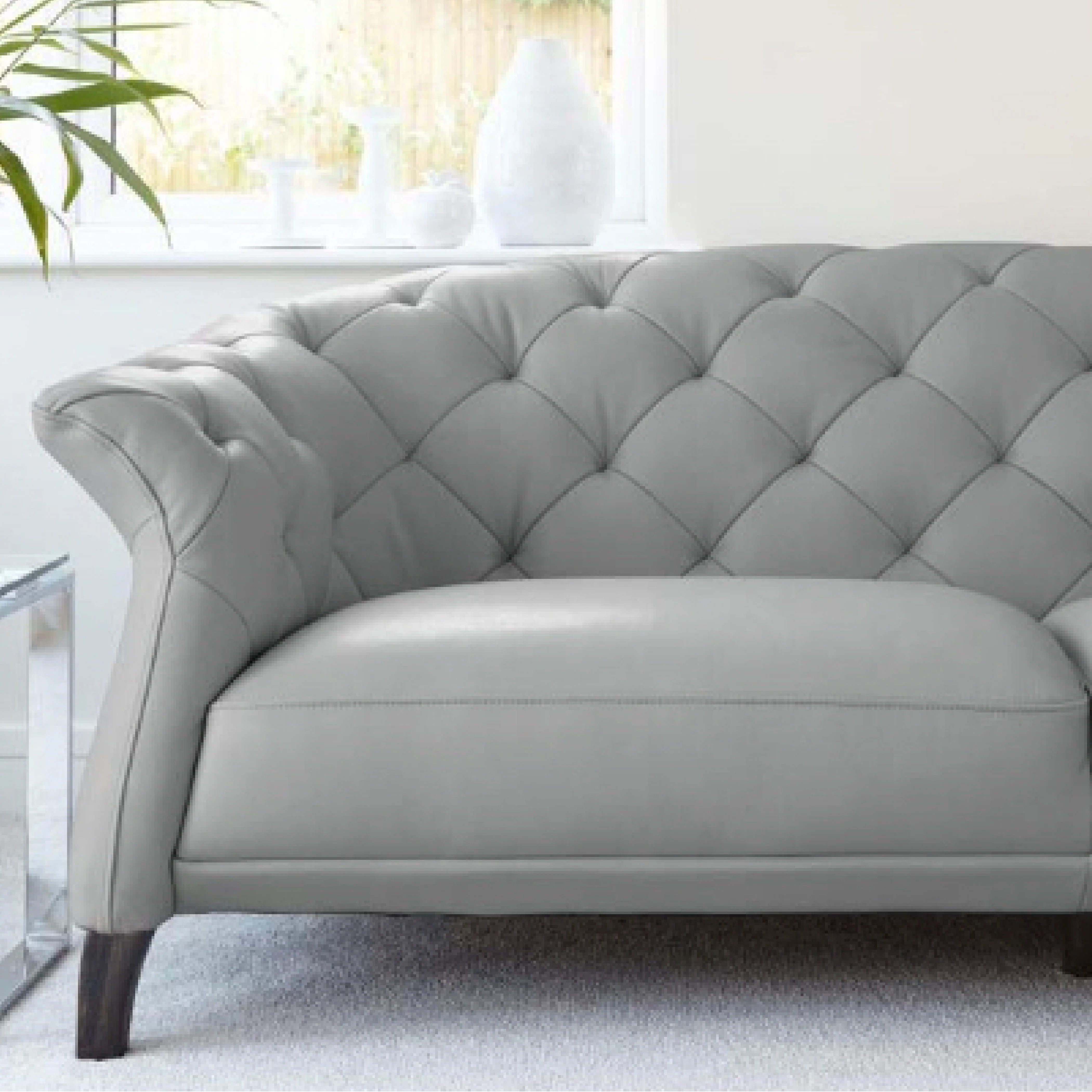 Brixton Chesterfield Leather Sofa – Tufted Design - Image 12