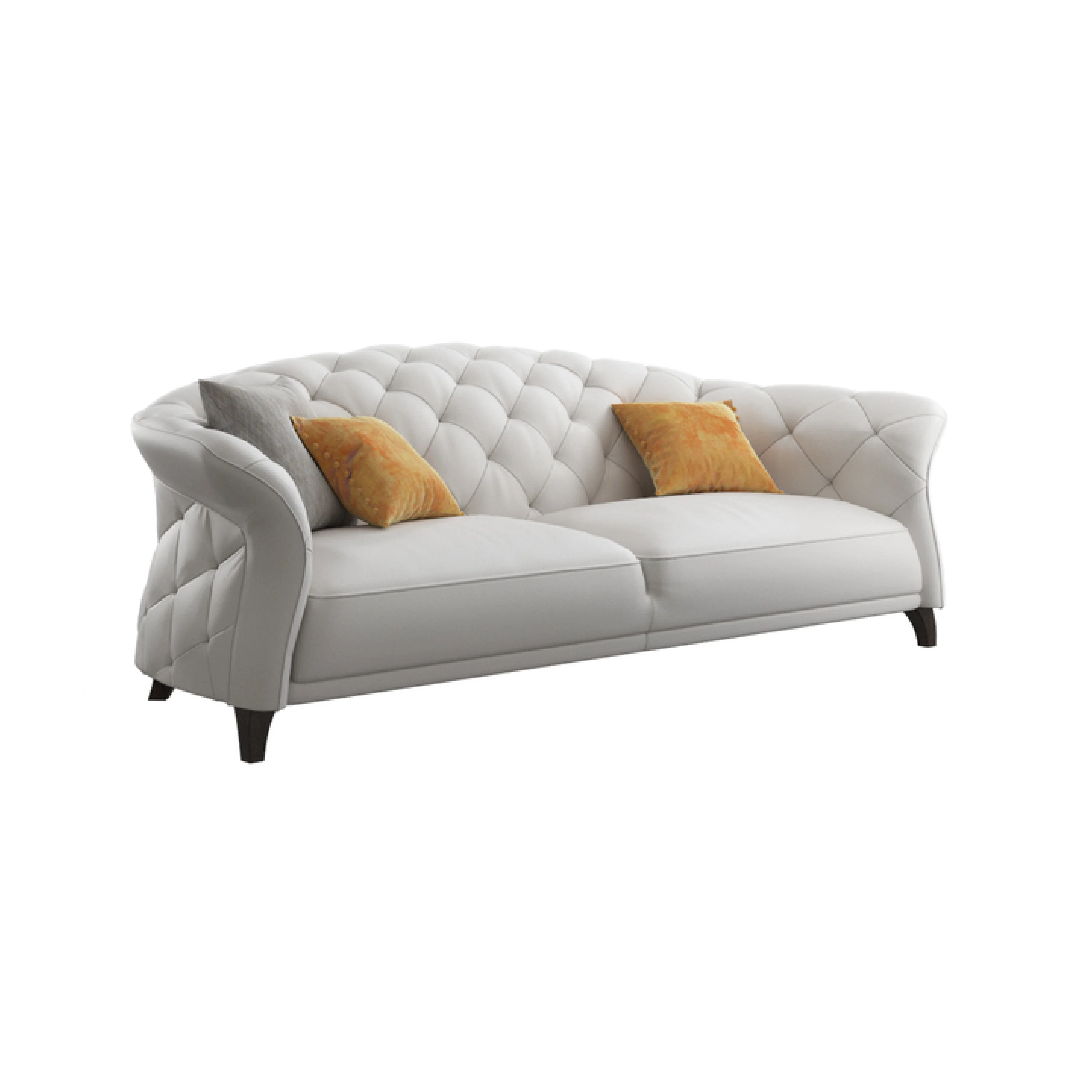Brixton Chesterfield Leather Sofa – Tufted Design - Image 15