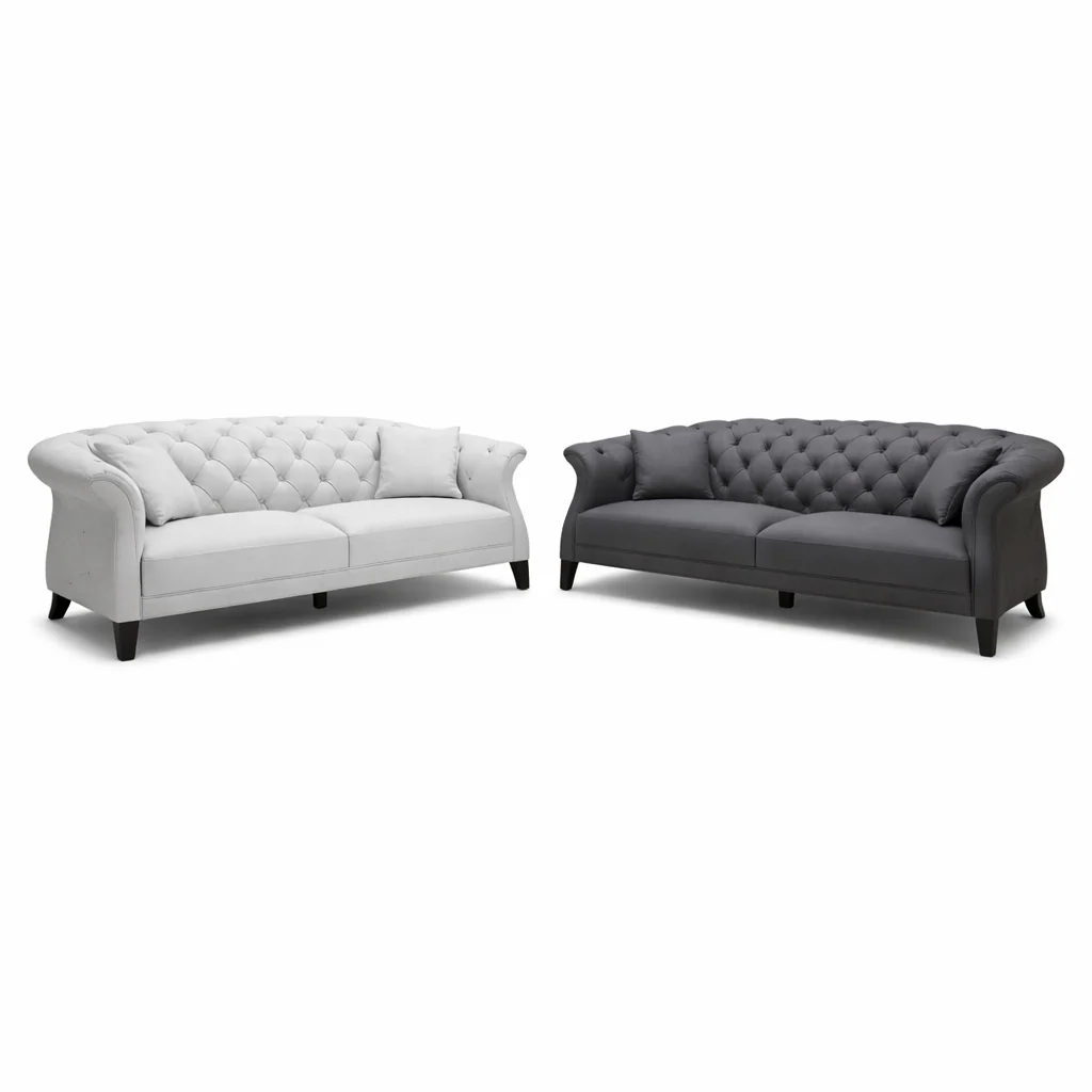 Brixton Chesterfield Leather Sofa – Tufted Design - Image 17
