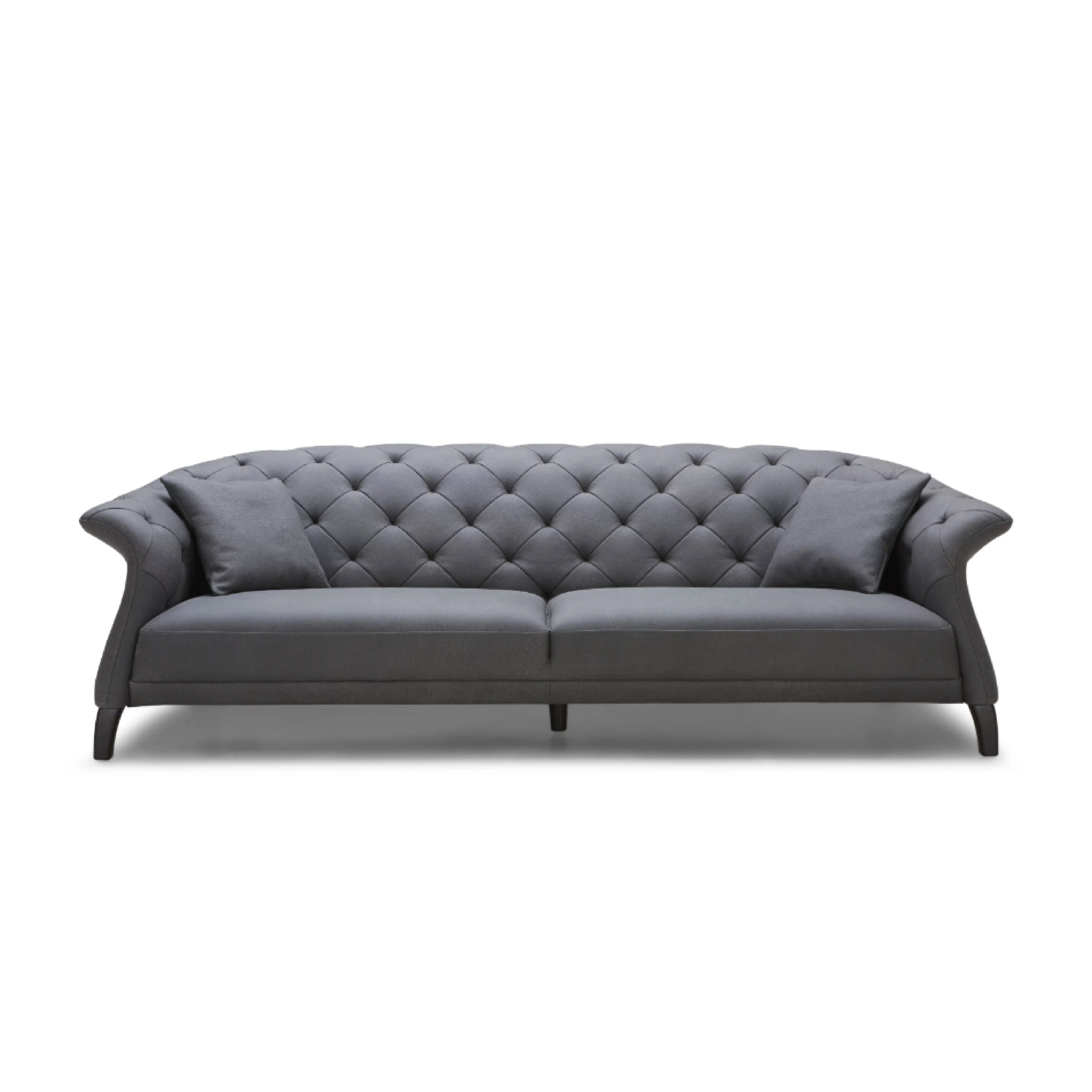 Brixton Chesterfield Leather Sofa – Tufted Design - Image 9