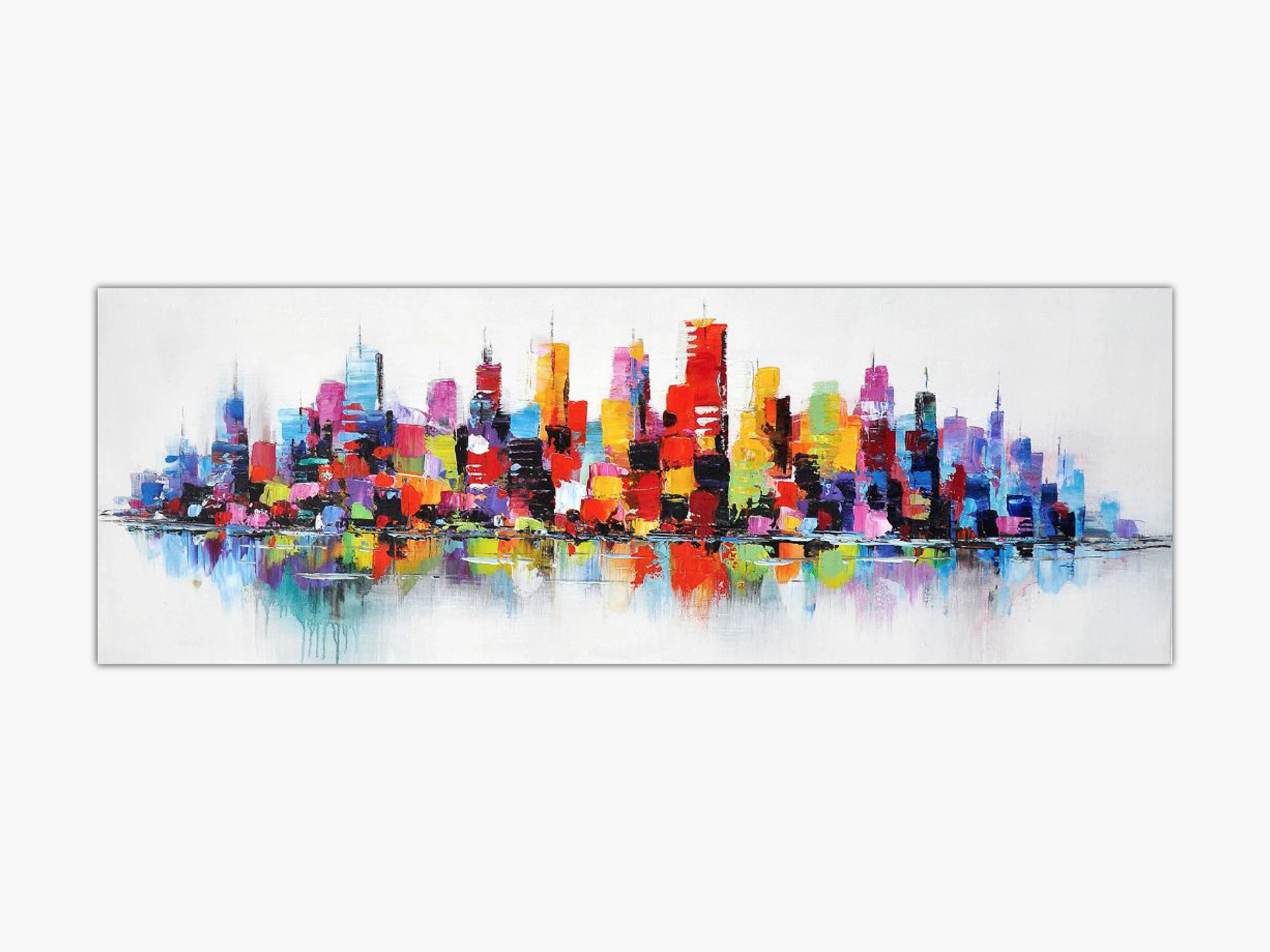 Building Abstract Oil Painting