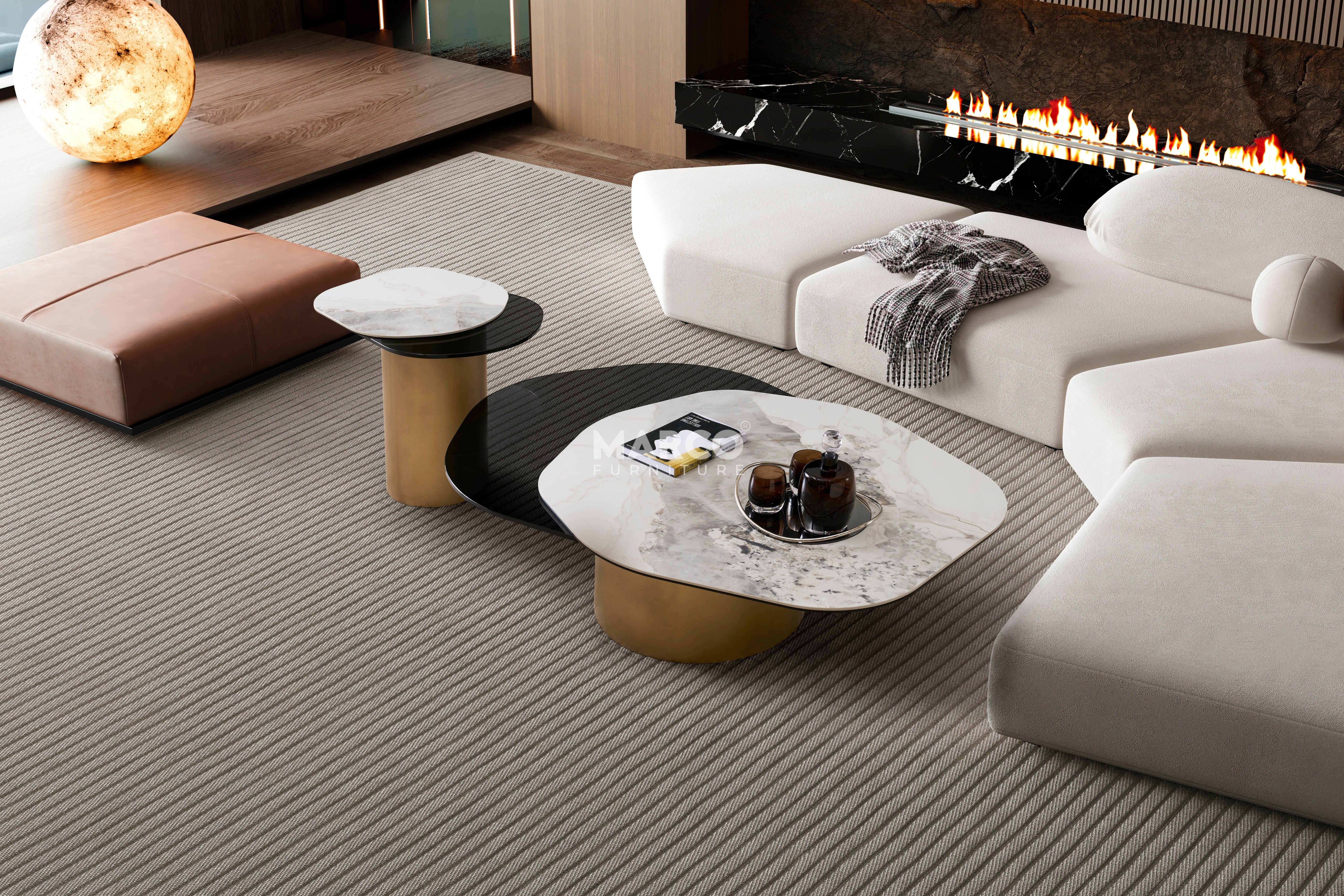 Capri Sintered Stone Coffee Table - Image 3