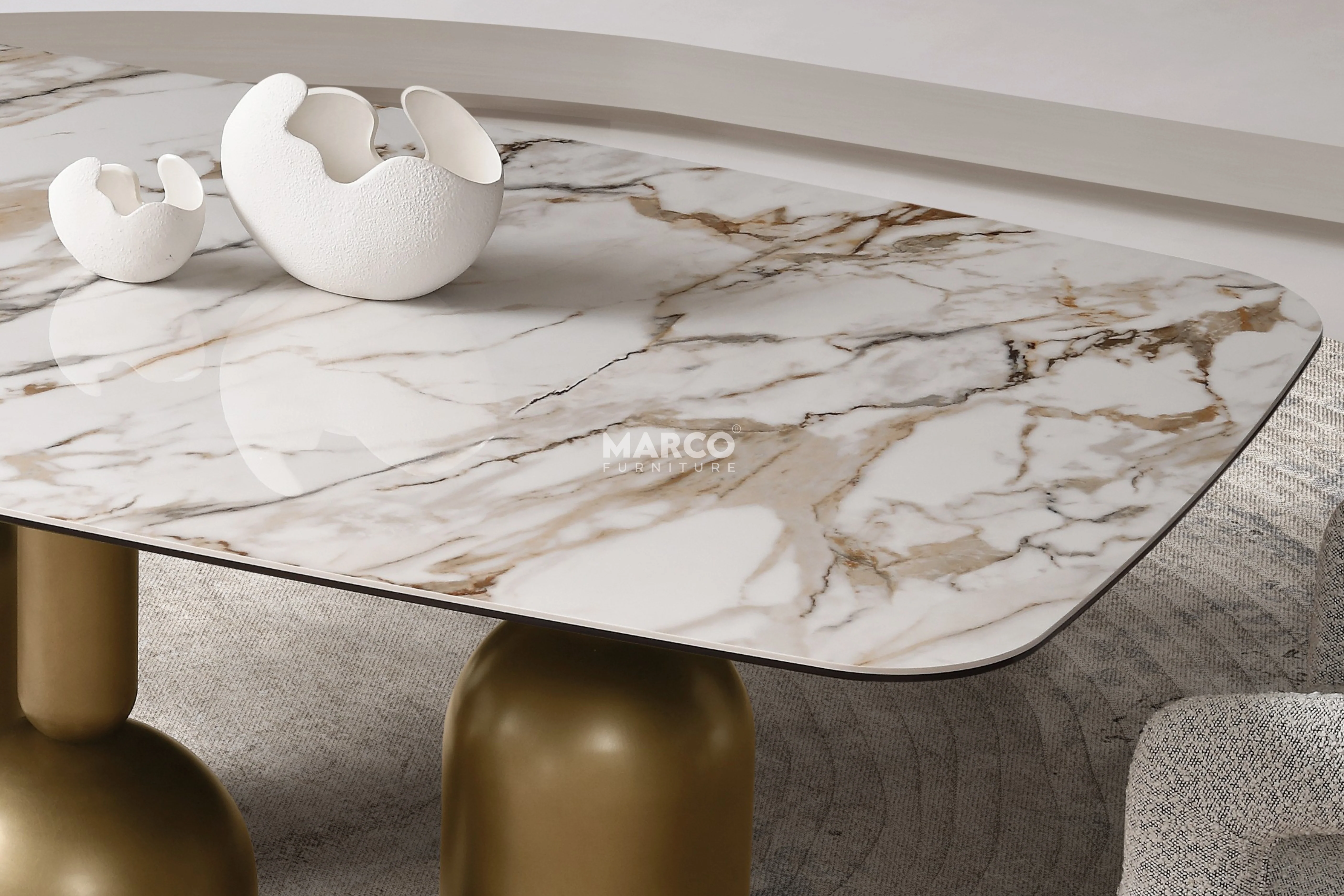 Casa Bella Sintered Stone Dining Table - Image 4