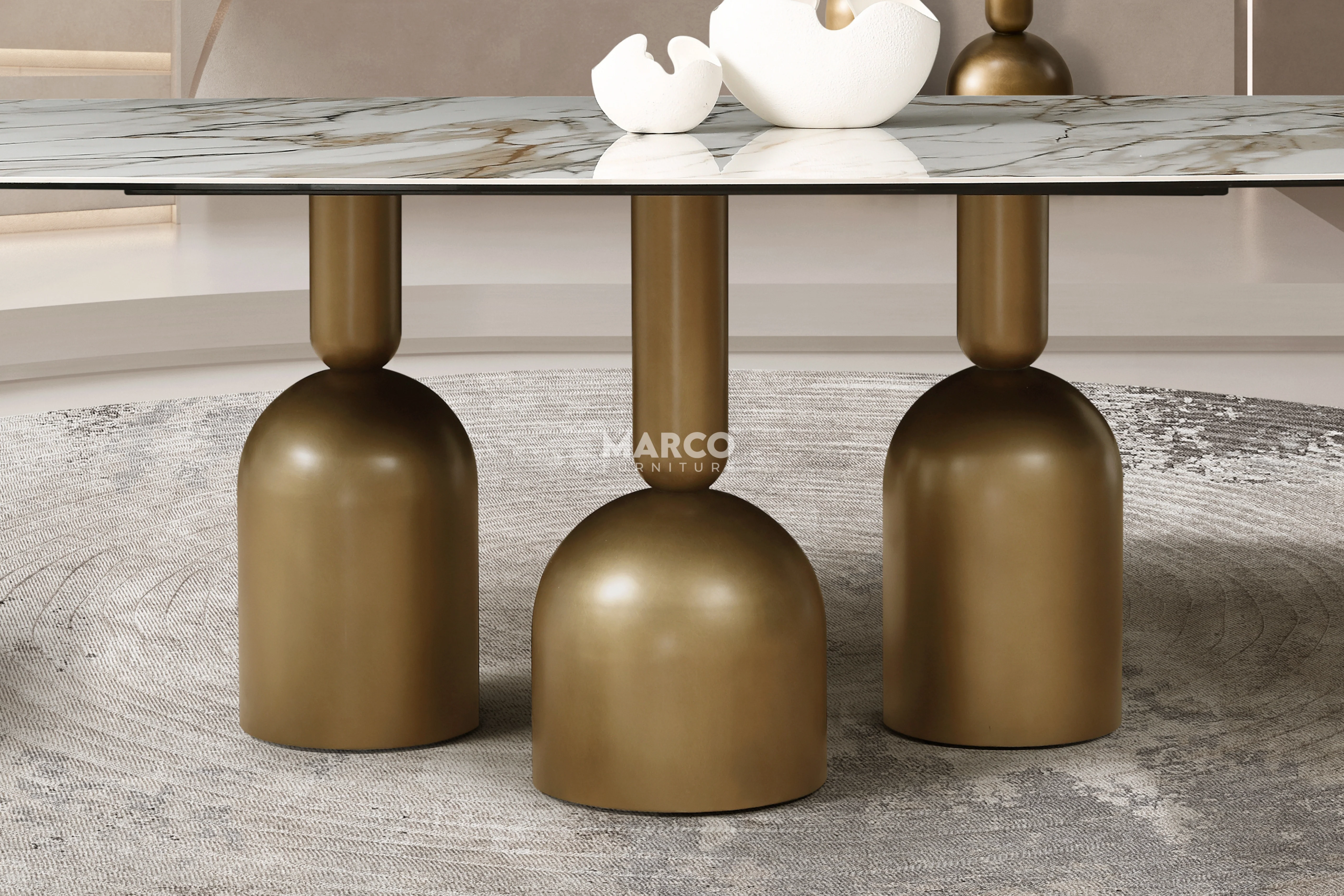 Casa Bella Sintered Stone Dining Table - Image 6