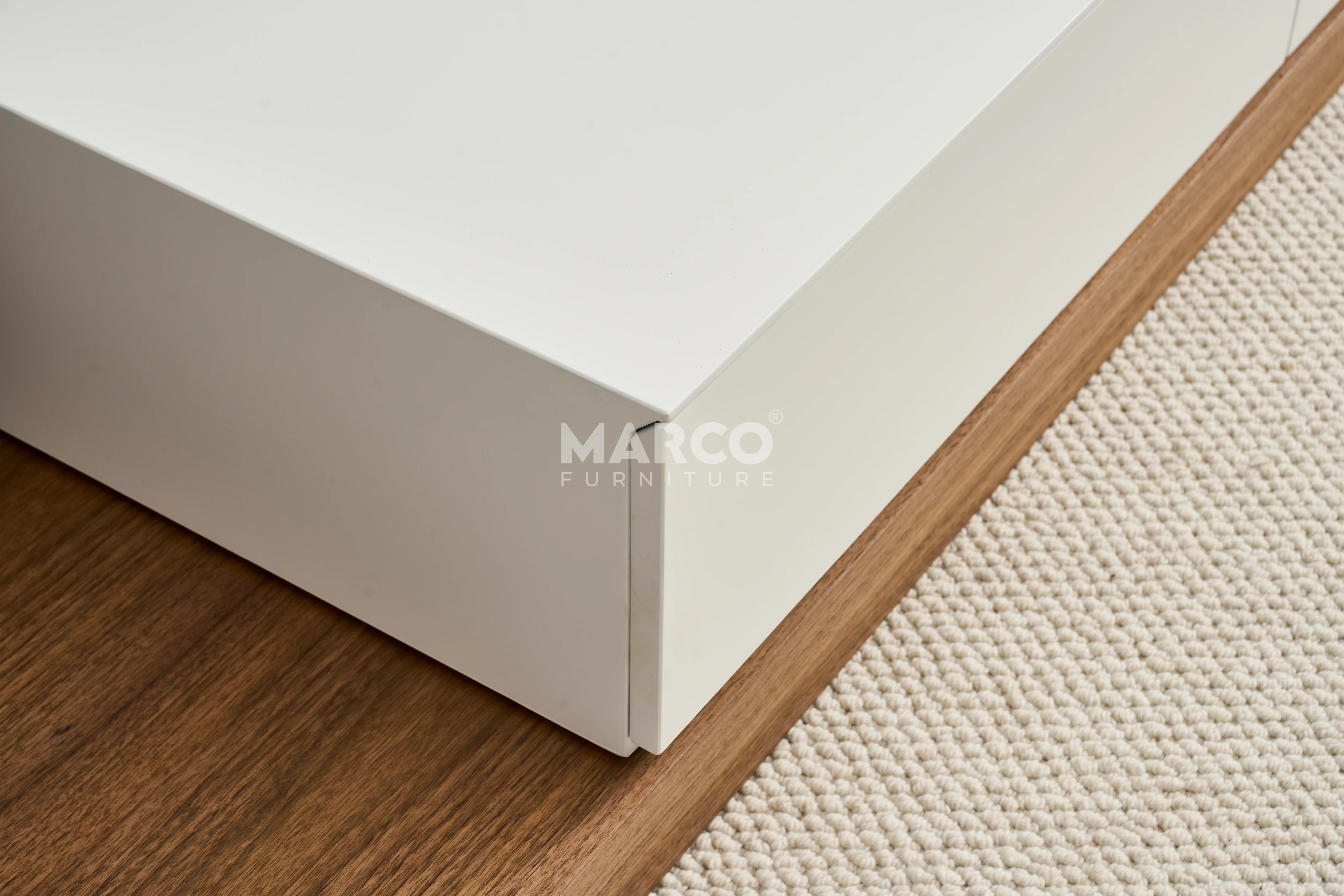 Casper Extendable TV Unit (White & Walnut) - Image 9