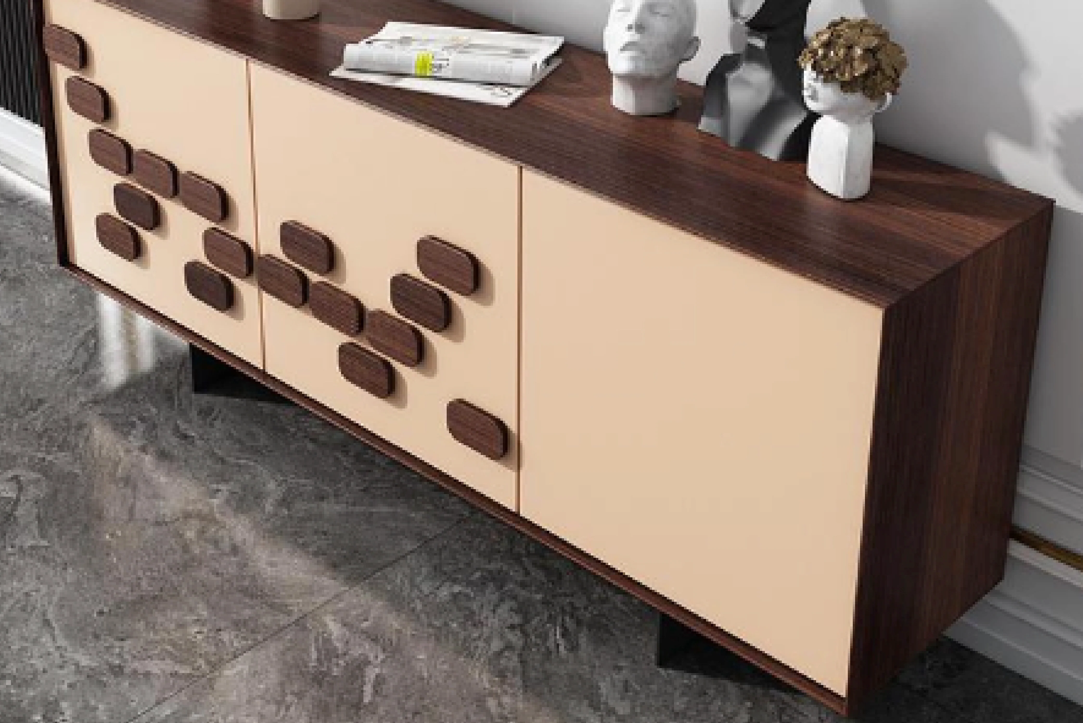 Castilla Buffet Sideboard – Modern Storage Cabinet - Image 6