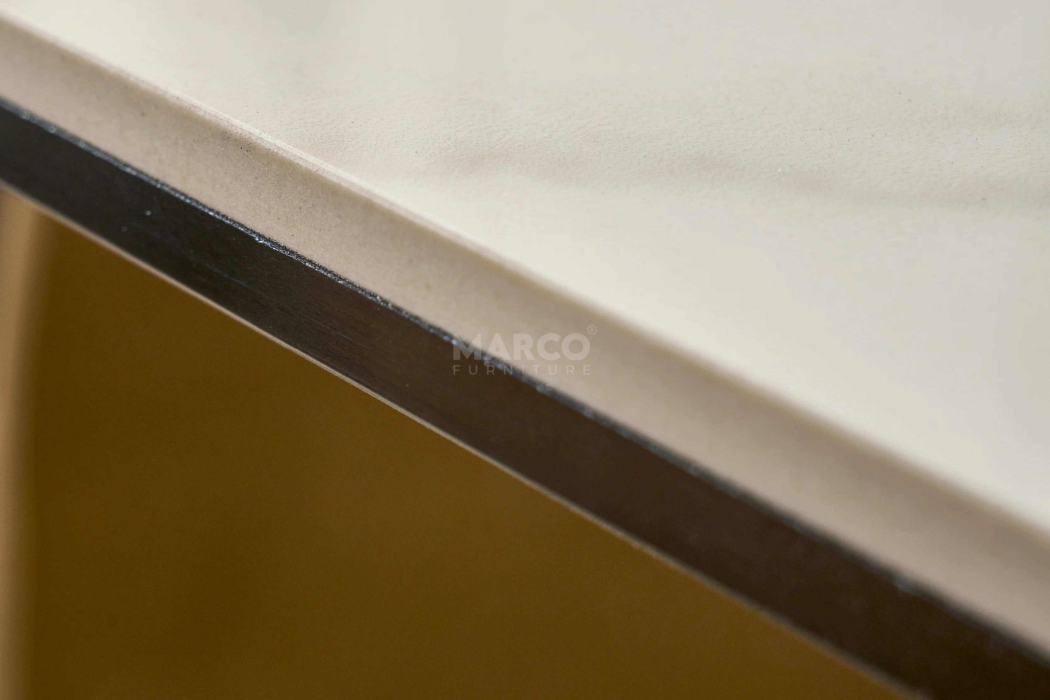 Catalina Carrara White Sintered Stone Top Dining Table - Image 6