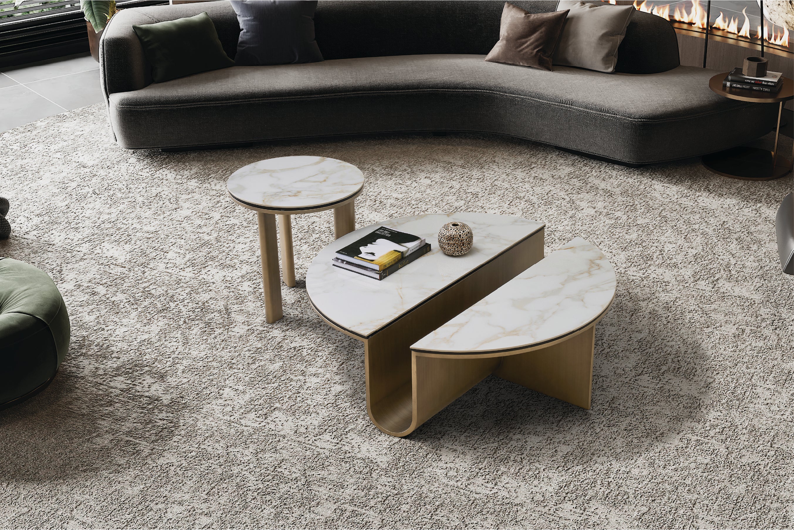 Catalina Sintered Stone Side Table - Image 4