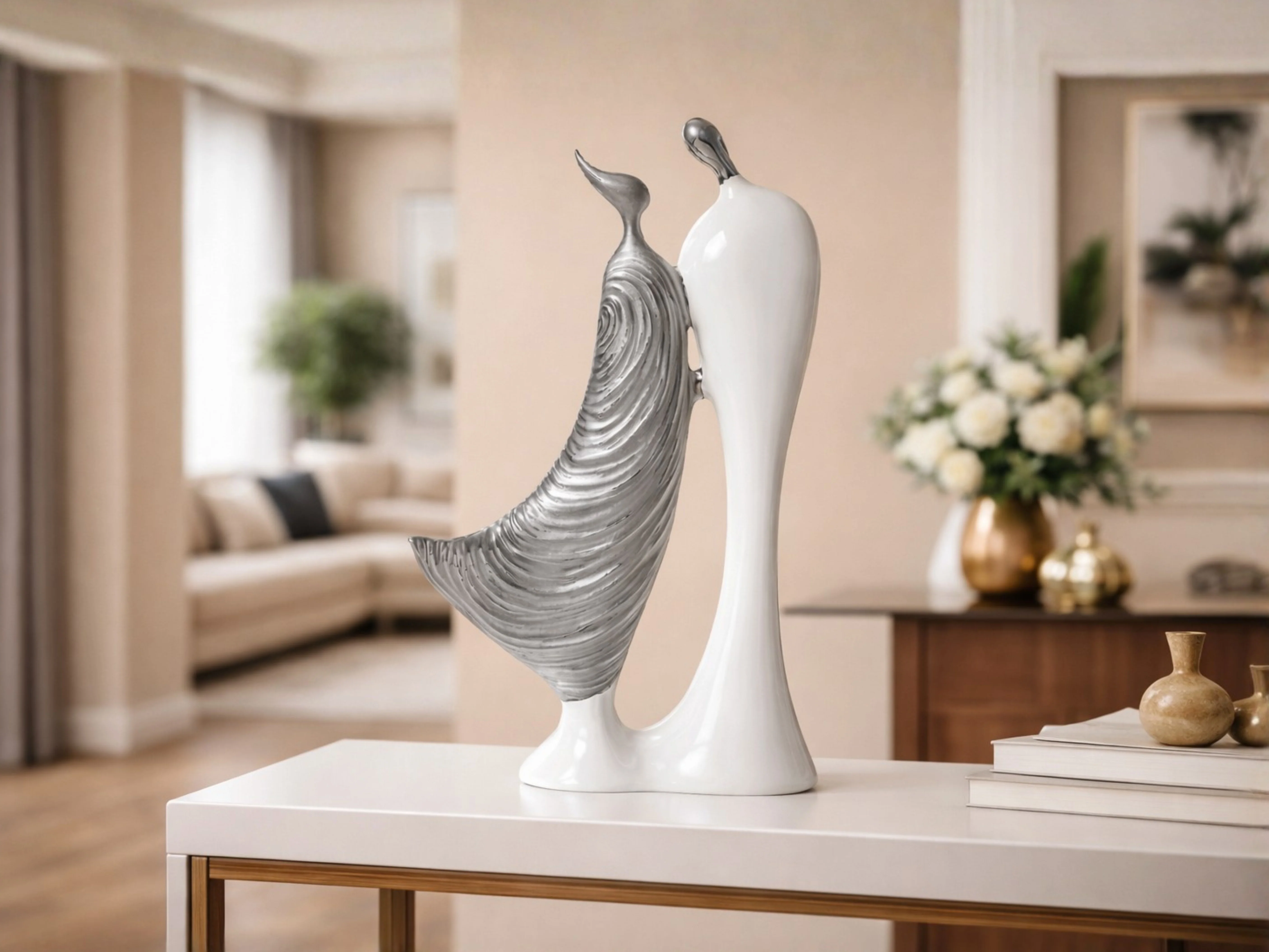 Ceramic Contemporary Soulmate Figurines