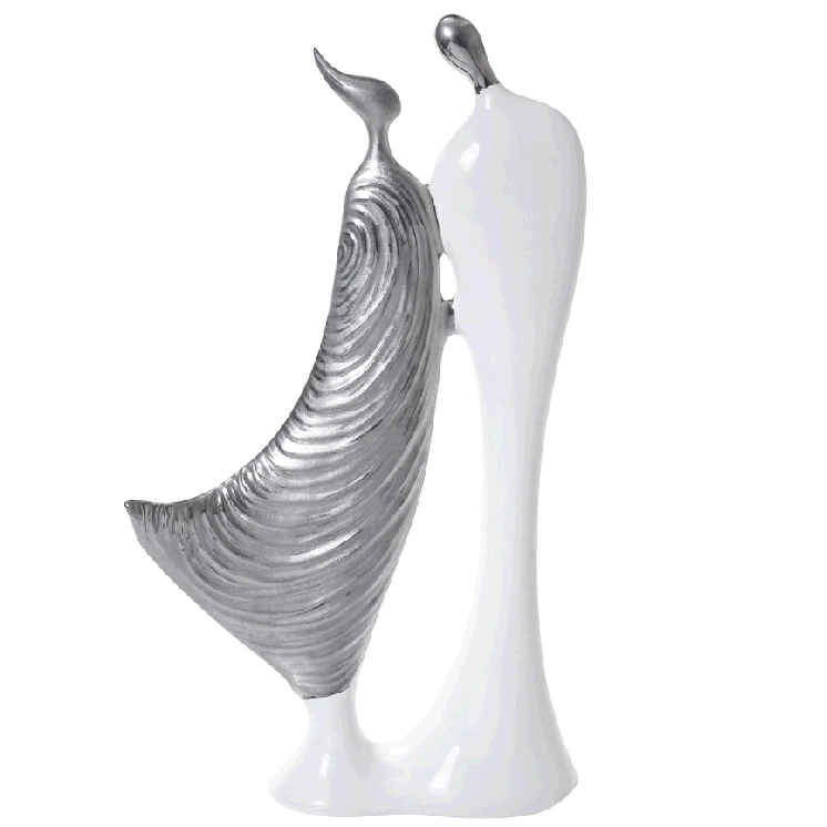 Ceramic Contemporary Soulmate Figurines - Image 3