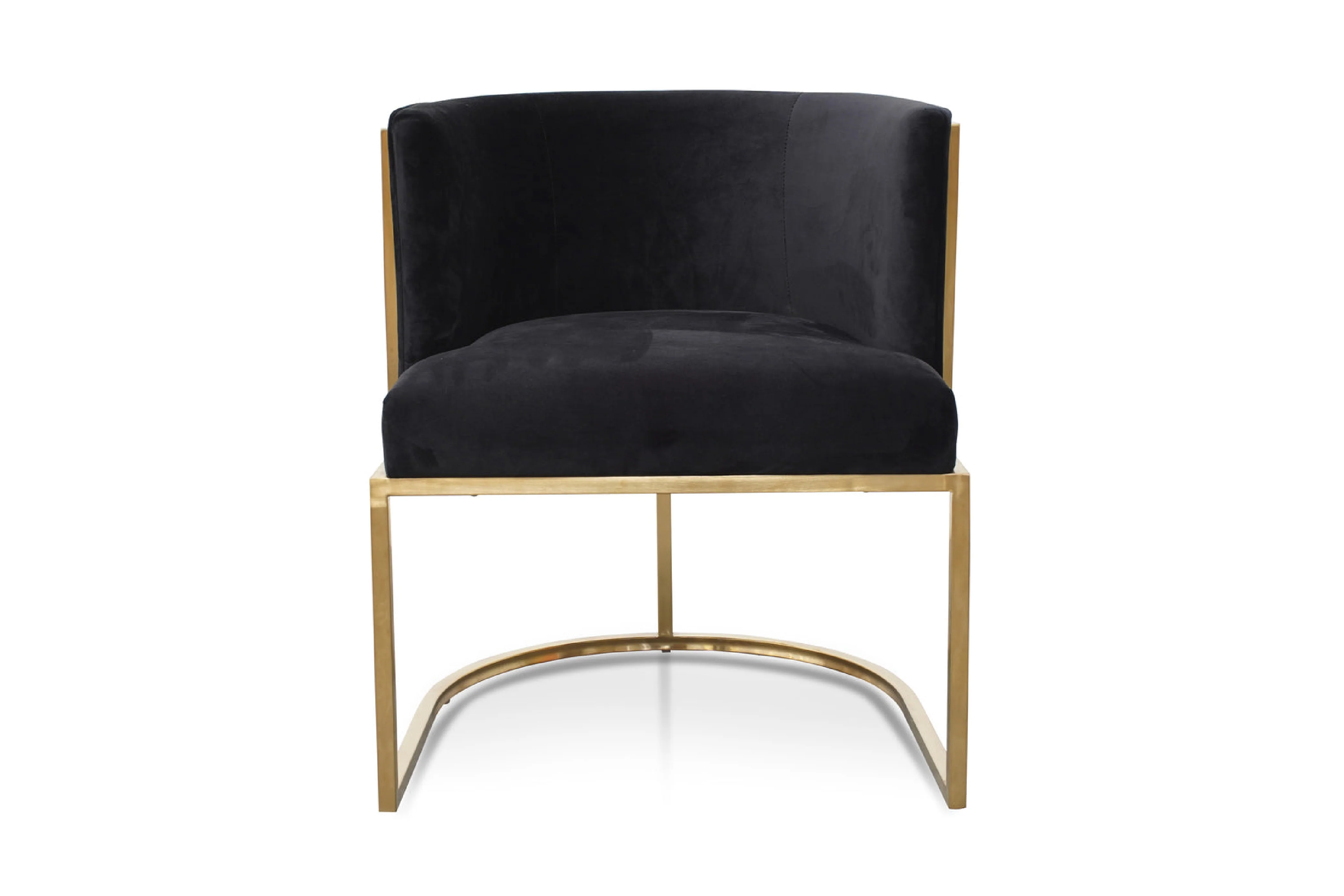 Honeycomb Black Velvet Armchair – Modern Accent Chair - Image 9