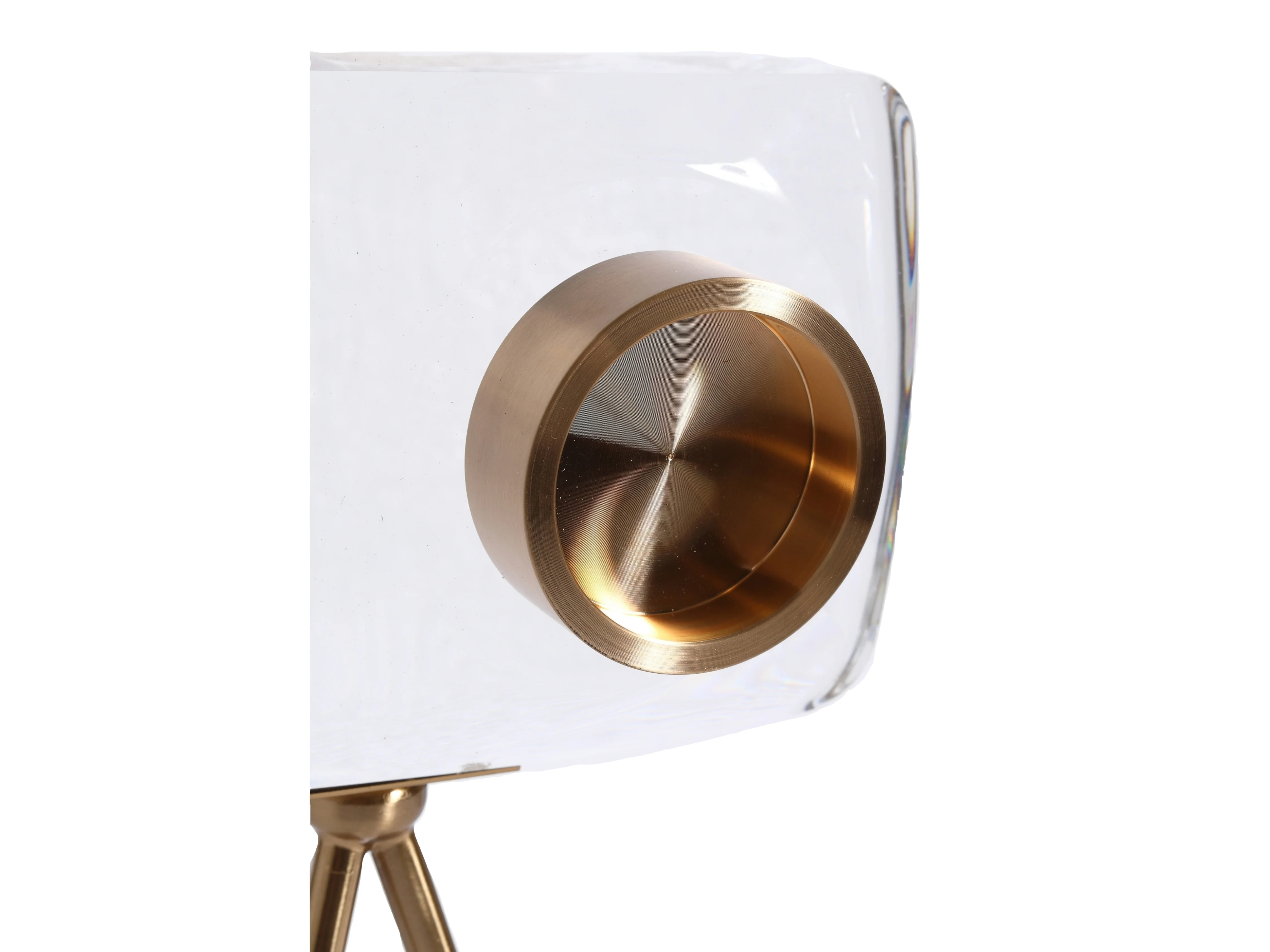 Crystal Gold Camera Decor Set – Modern Crystal Table Decor - Image 17