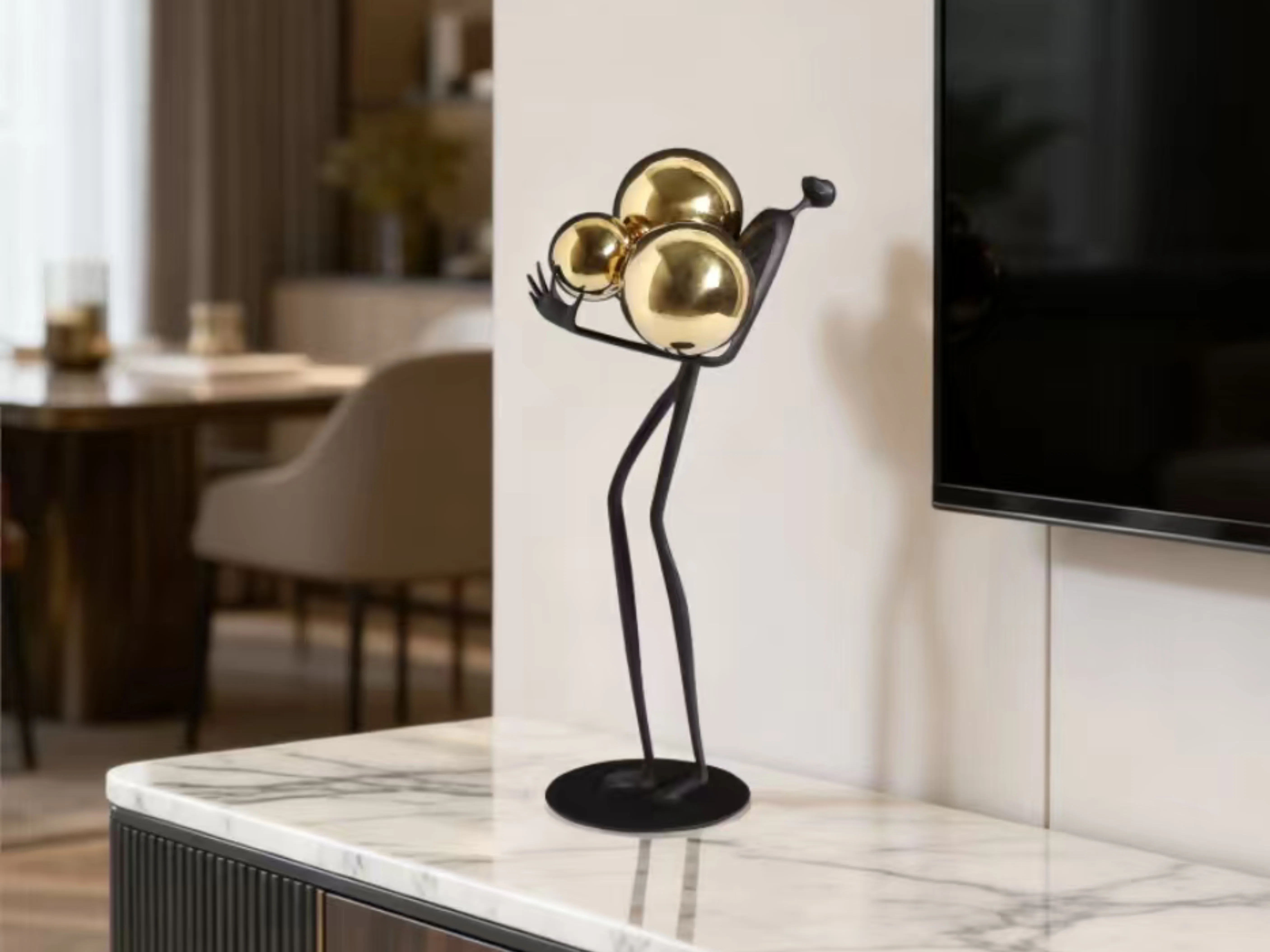 Echo Abstract Figurine – Decorative Table Sculpture