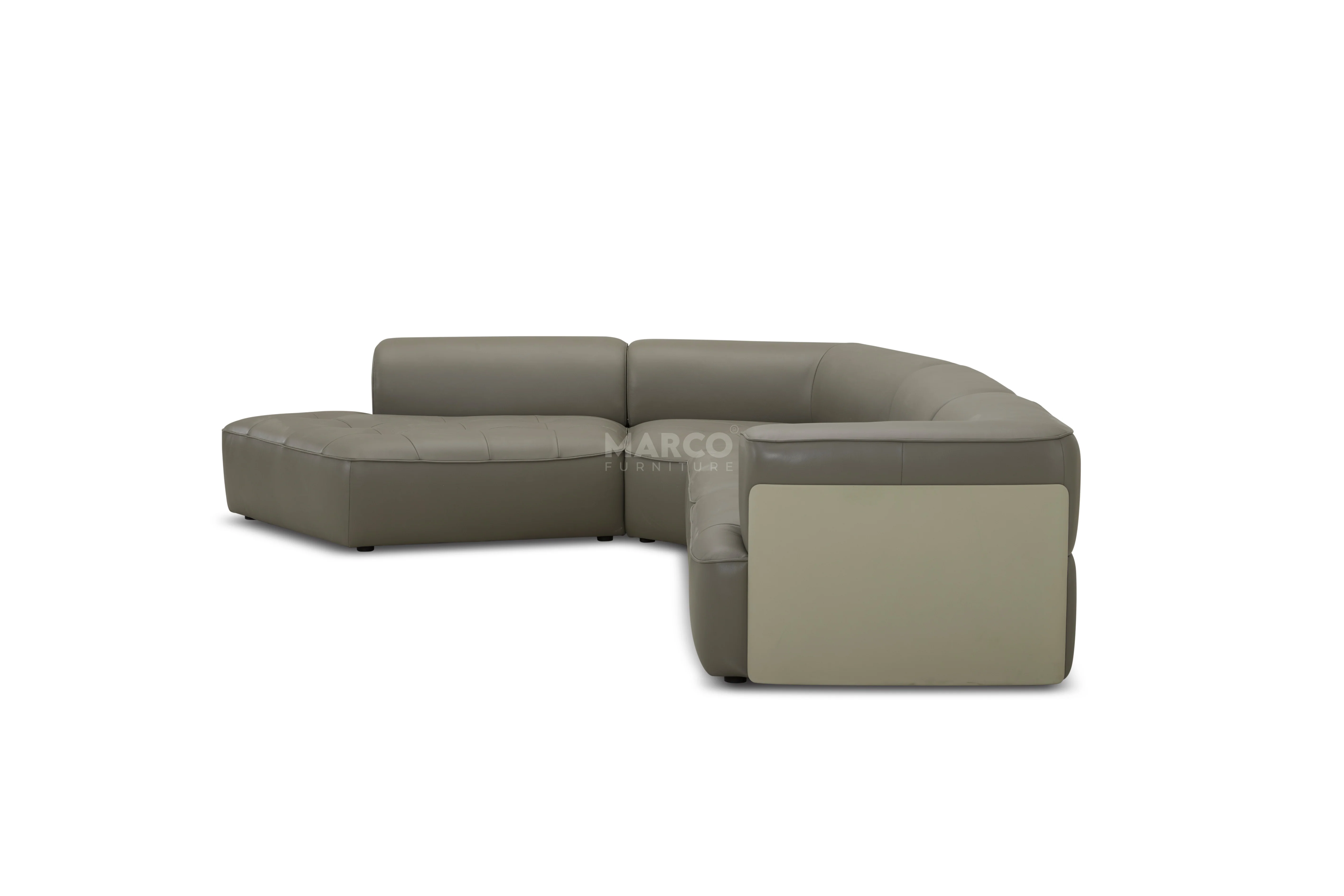 Emporium Modular Chaise Lounge – Premium Leather Corner Sofa - Image 4