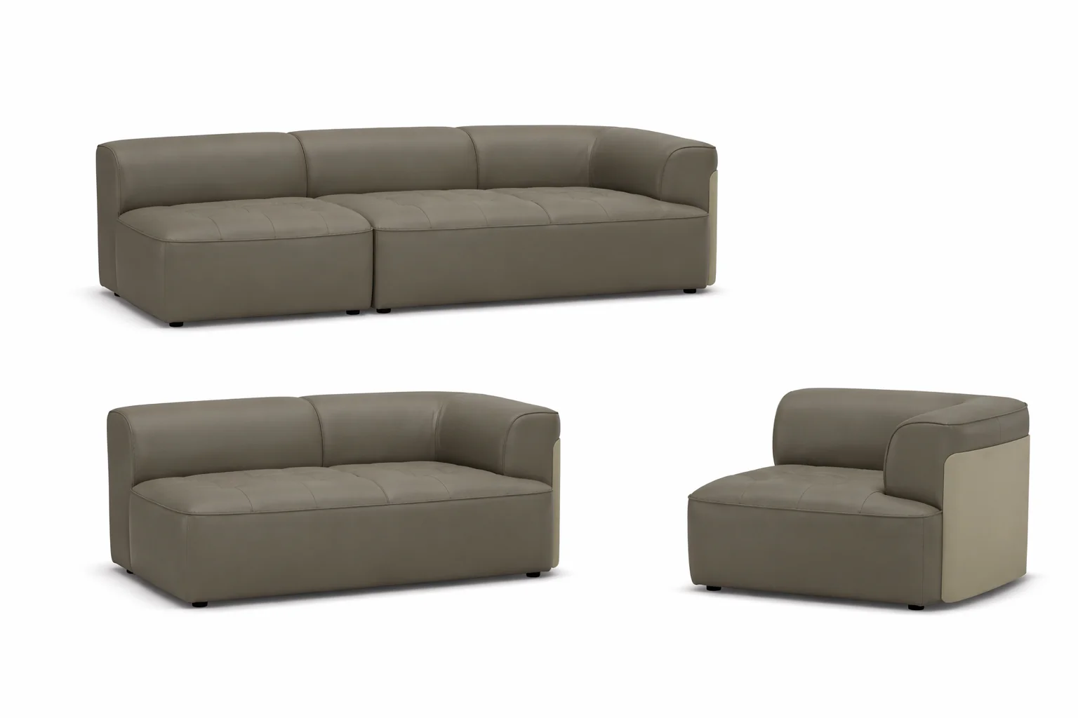 Emporium Modular Chaise Lounge – Premium Leather Corner Sofa - Image 5