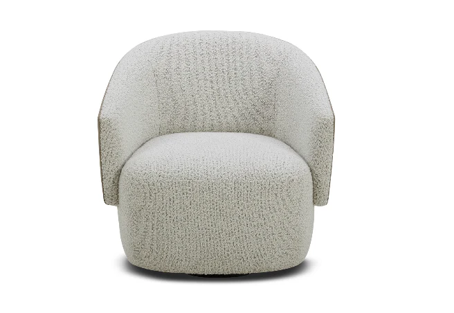 Emporium Woven Fabric Ascent Swivel Armchair - Image 3