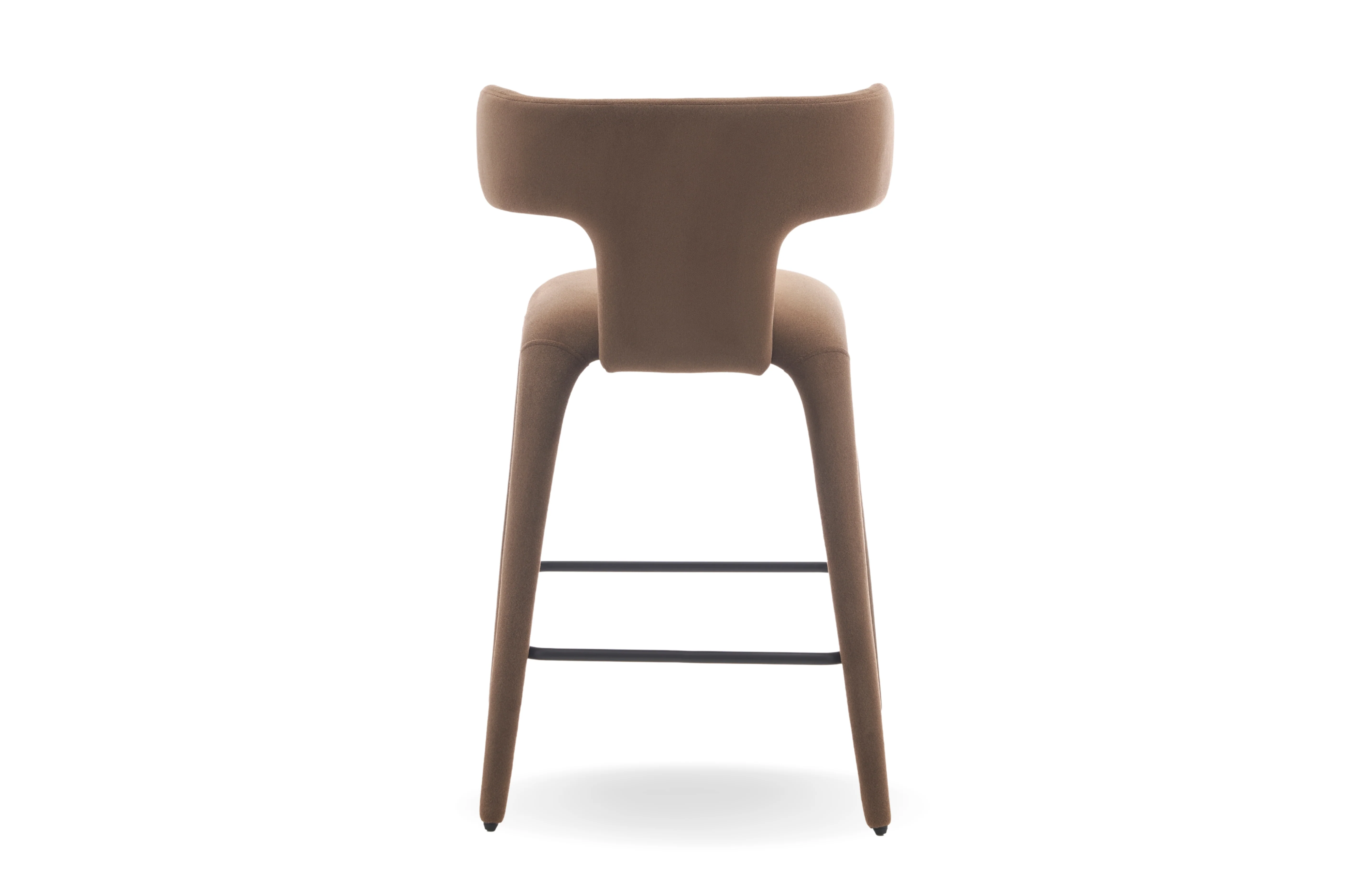 Enzo Fabric Bar Chair - Modern Upholstered Bar Stool - Image 9