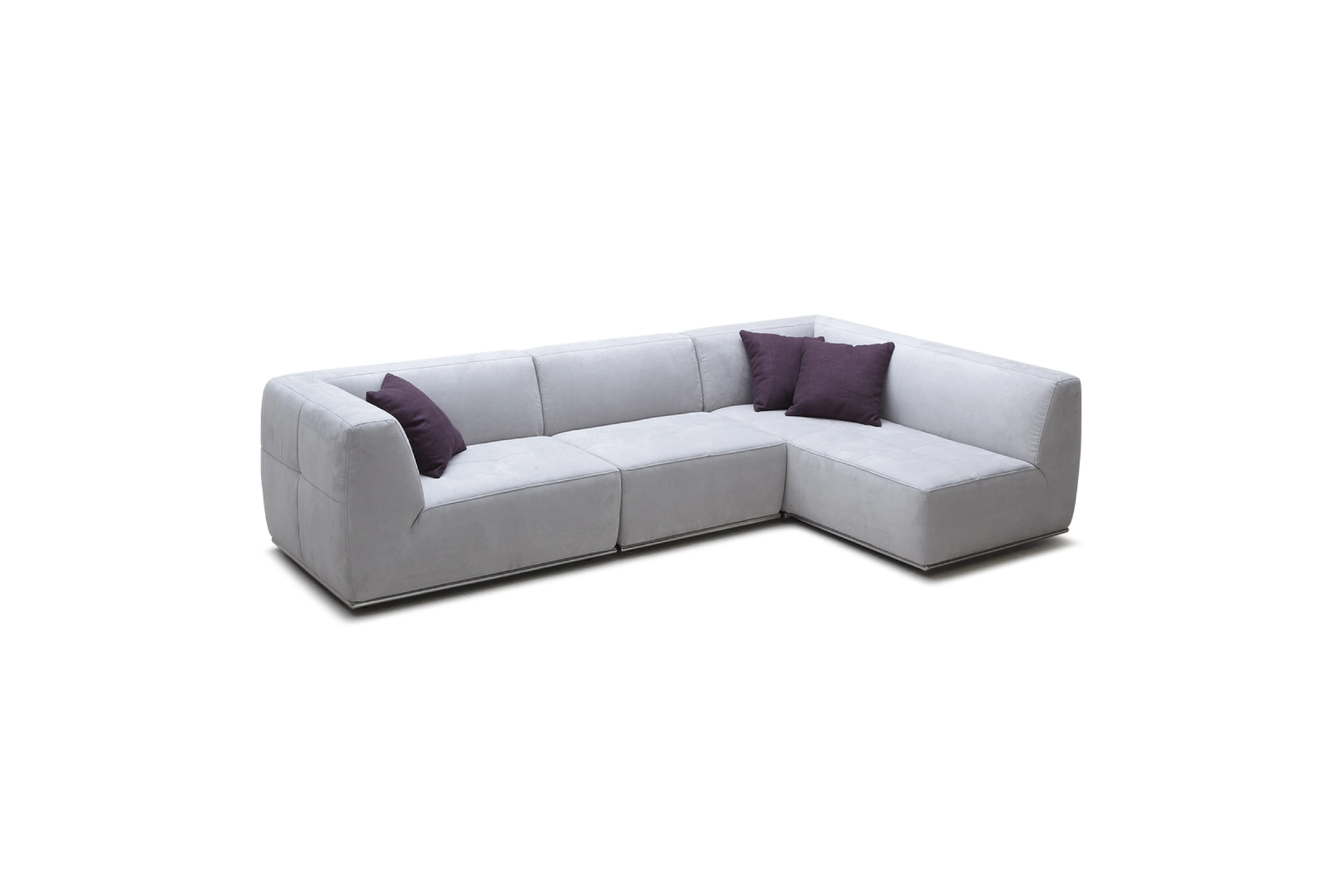 Florence Modular Lounge Sofa – Low Profile Sectional with Ottoman - Image 3