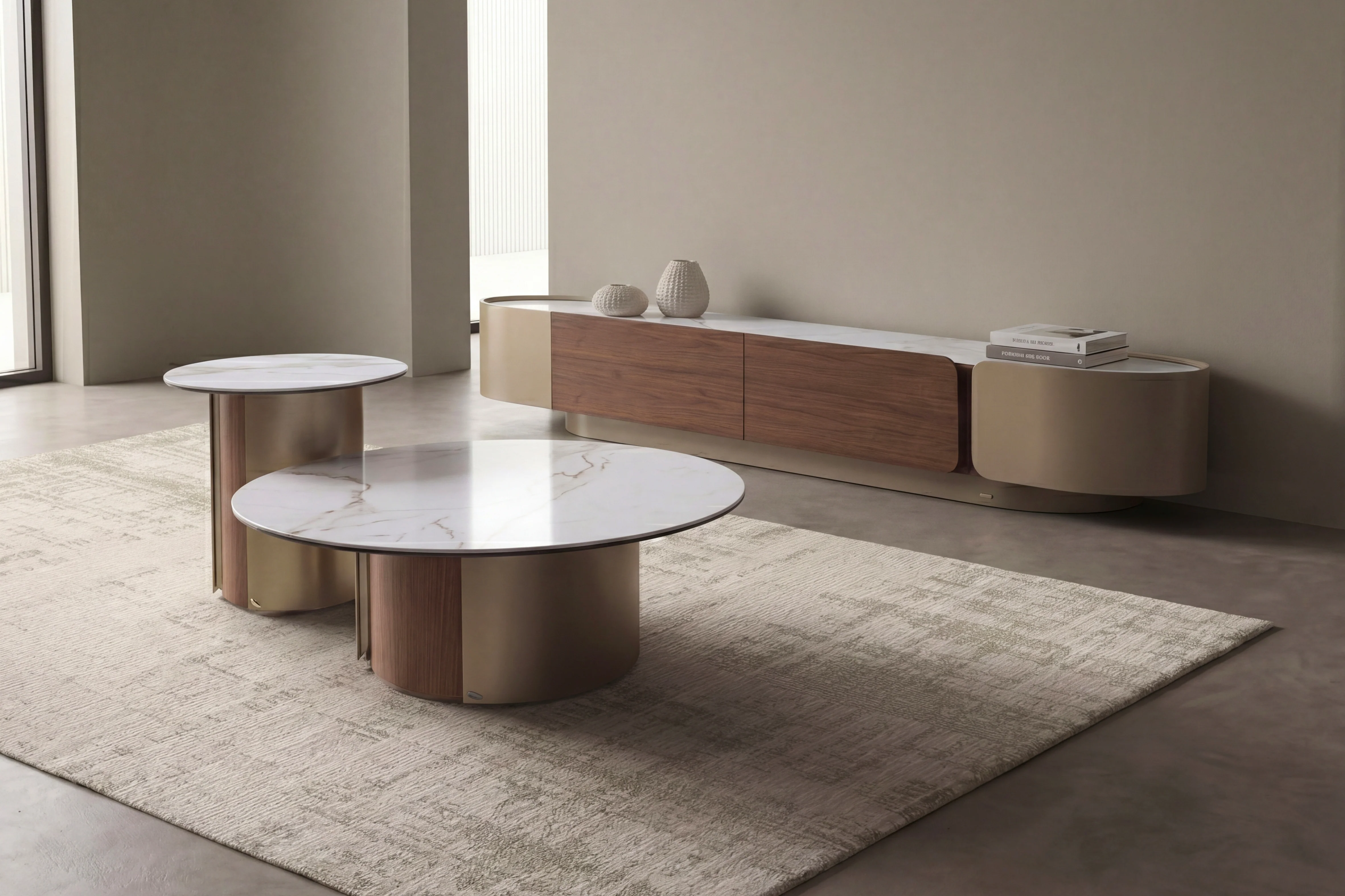 Forma Bella Sintered Stone Top TV Unit - Image 3