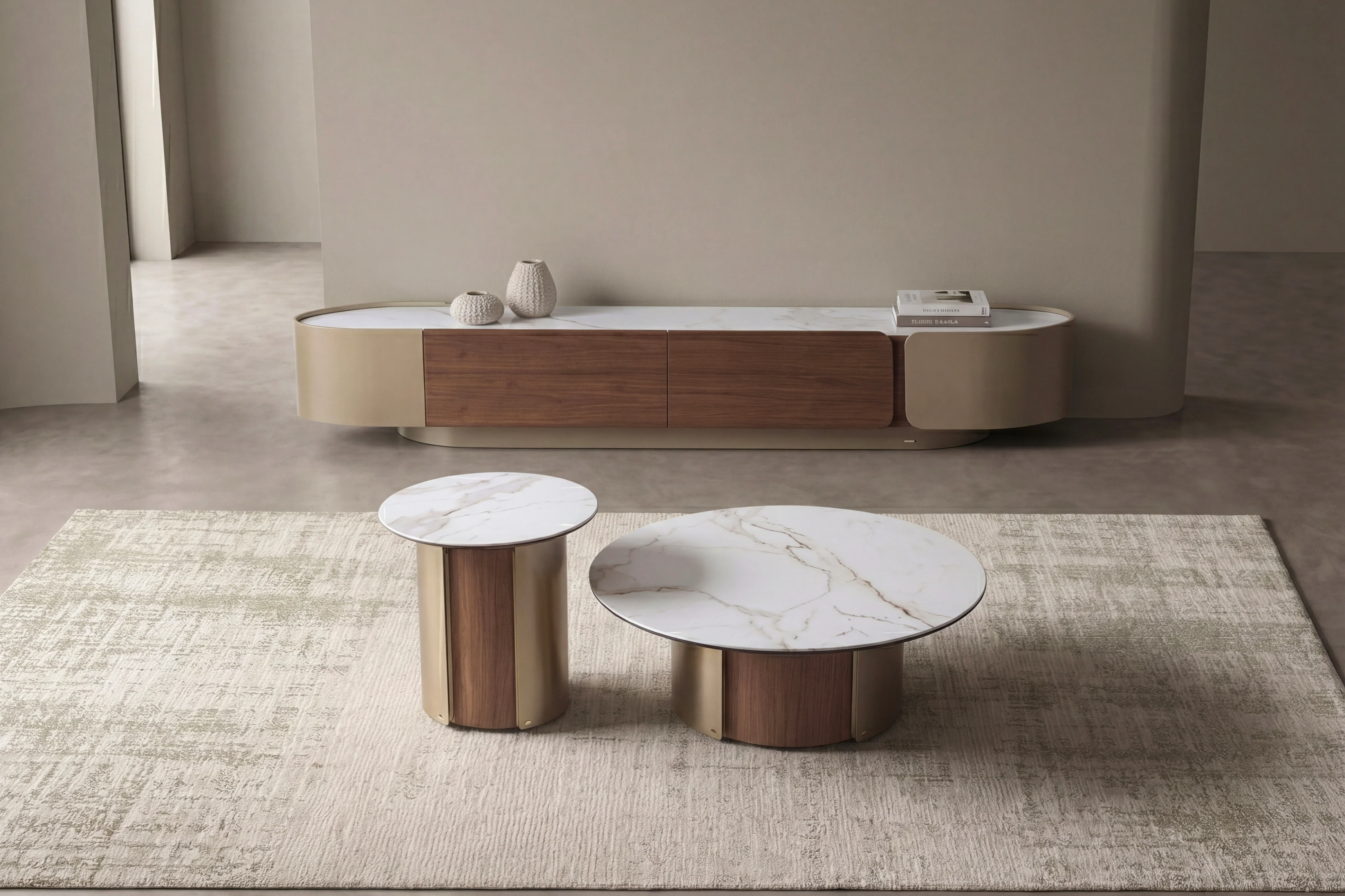 Forma Bella Sintered Stone Top TV Unit - Image 4