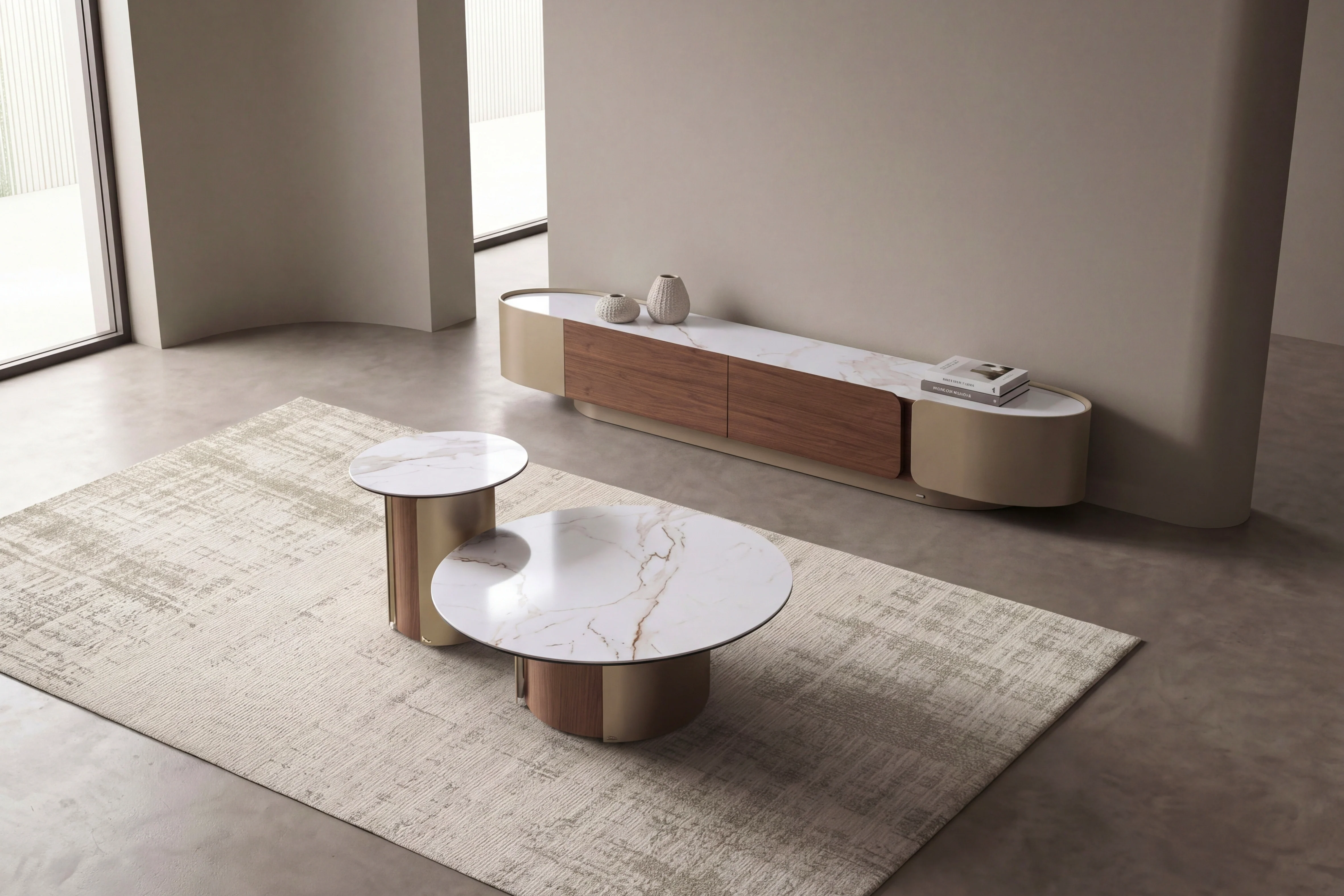 Forma Bella Sintered Stone Top TV Unit - Image 5