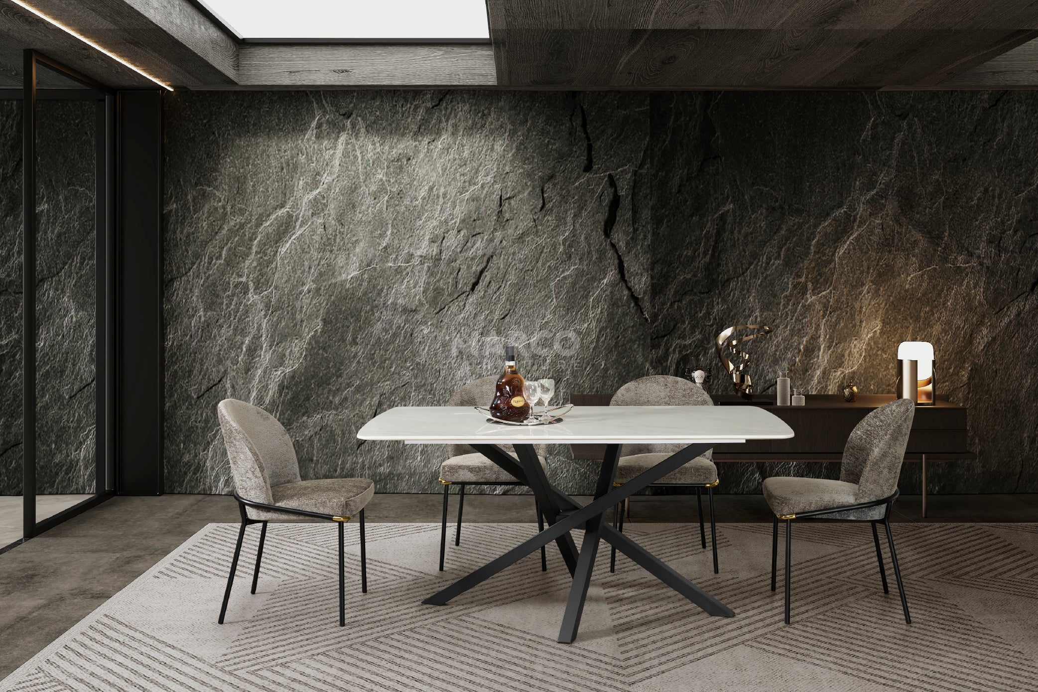 Galaxy Marble Dining Table - Image 4