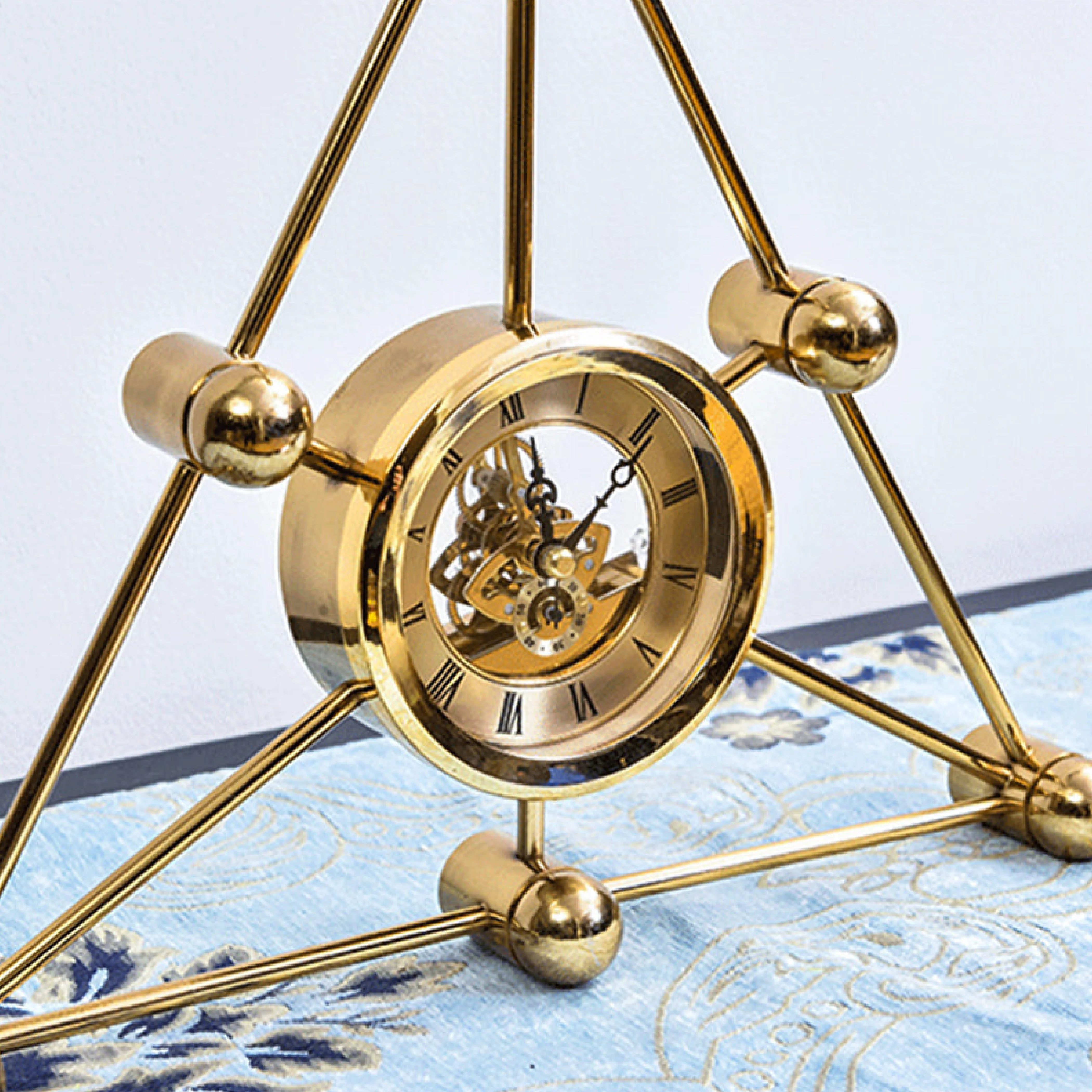 Geometric Pyramid Table Clock - Image 4