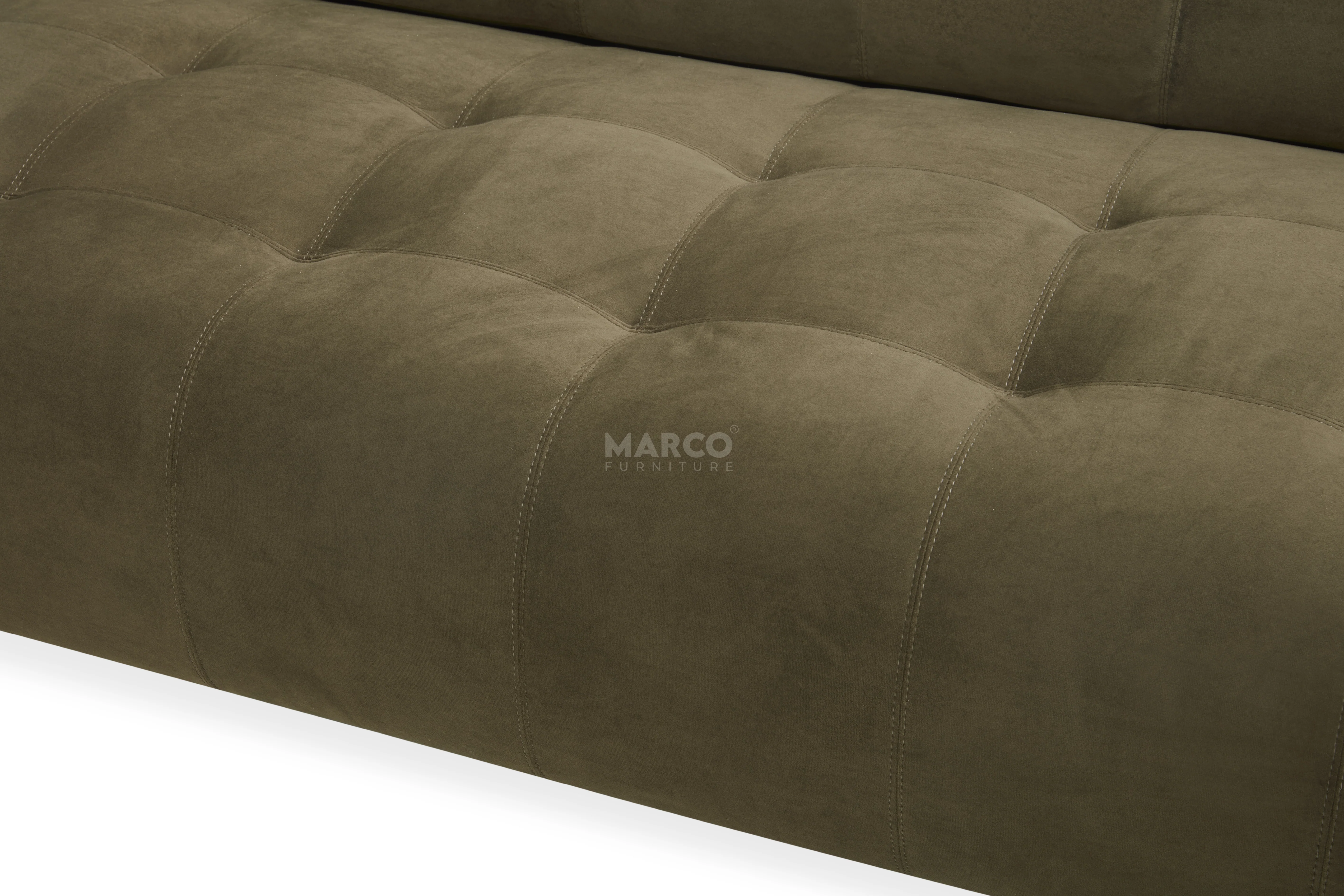 Gloria Velvet Chesterfield Sofa – Modern Velvet Couch - Image 10