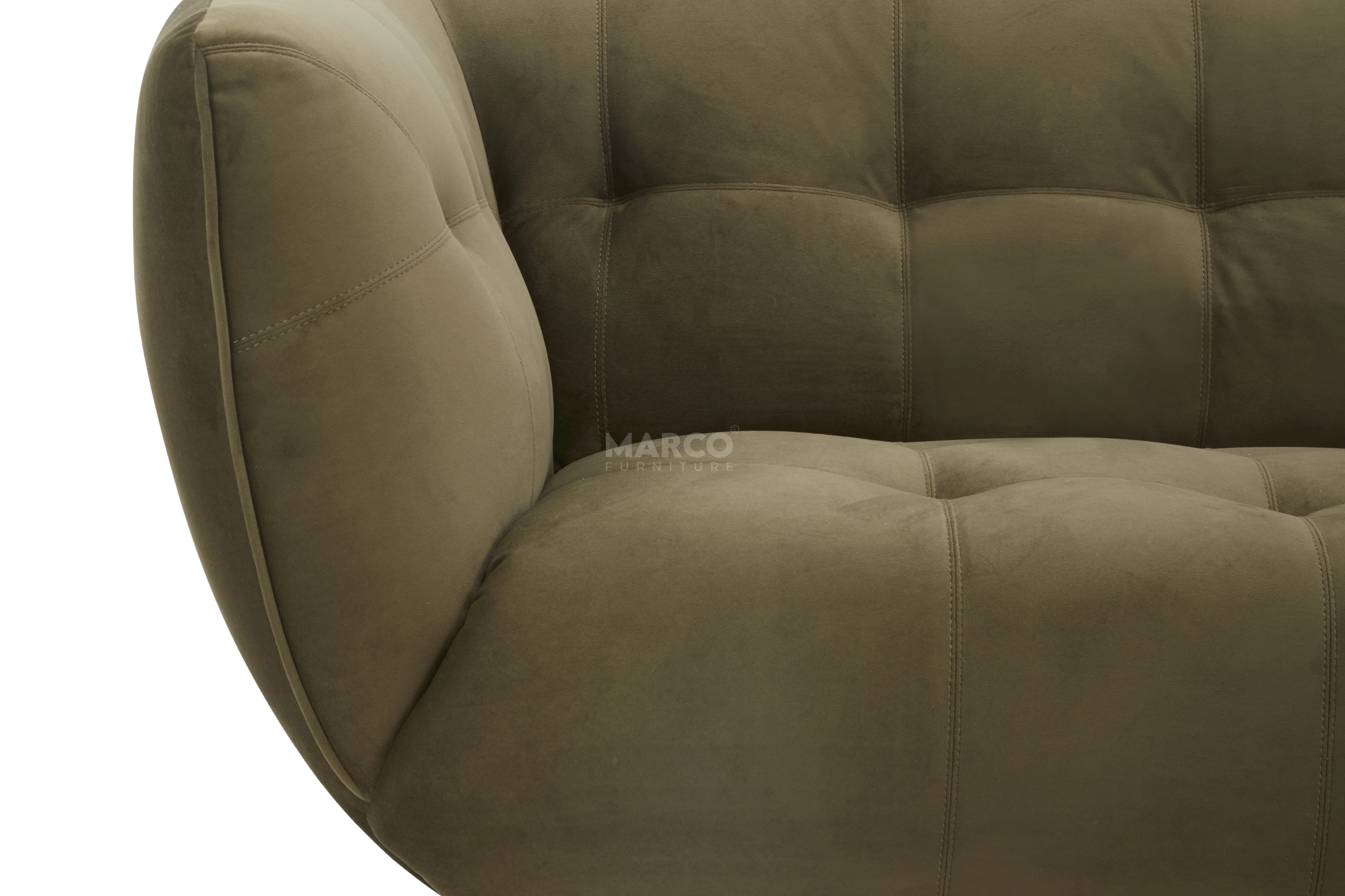 Gloria Velvet Chesterfield Sofa – Modern Velvet Couch - Image 14