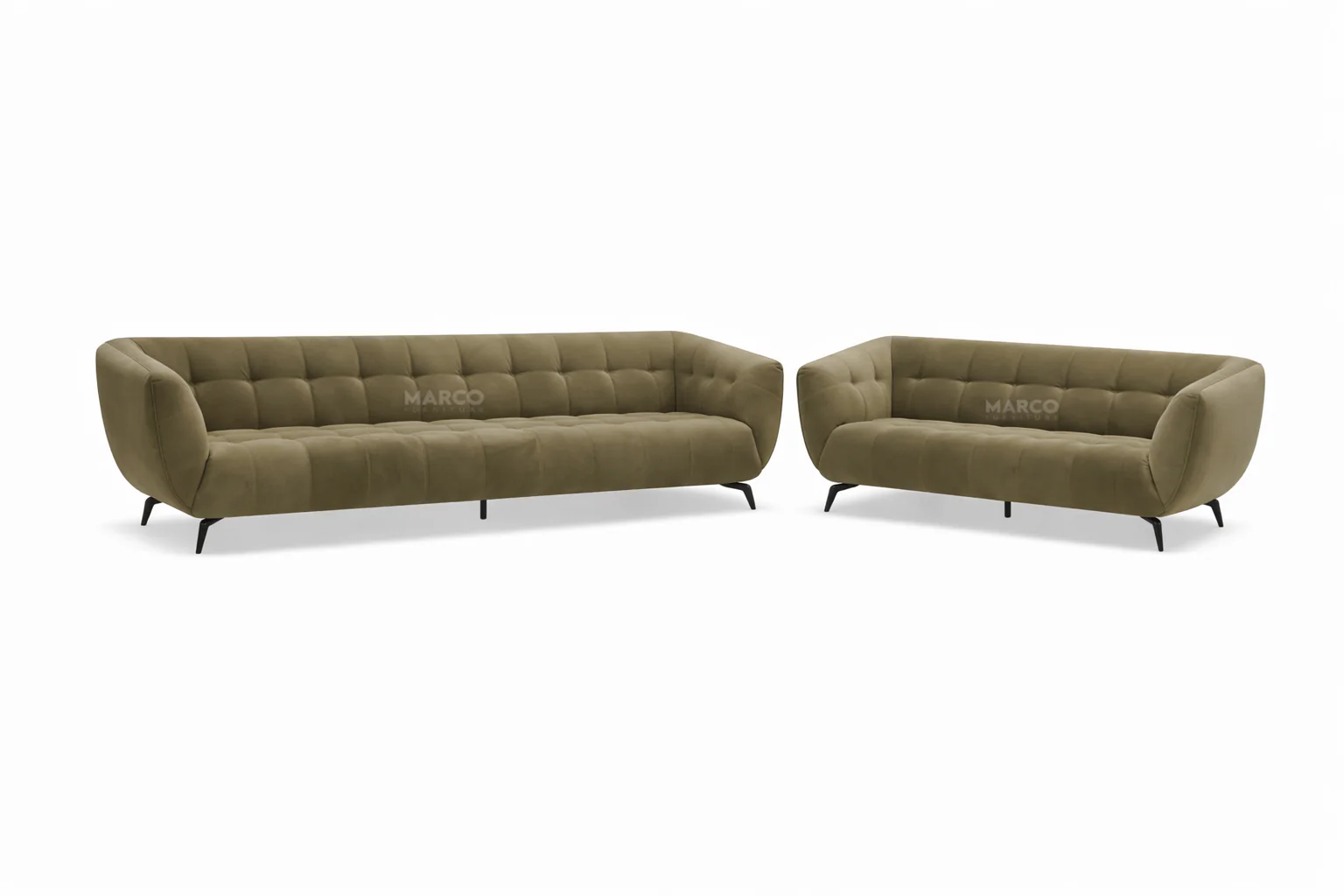 Gloria Velvet Chesterfield Sofa – Modern Velvet Couch - Image 25