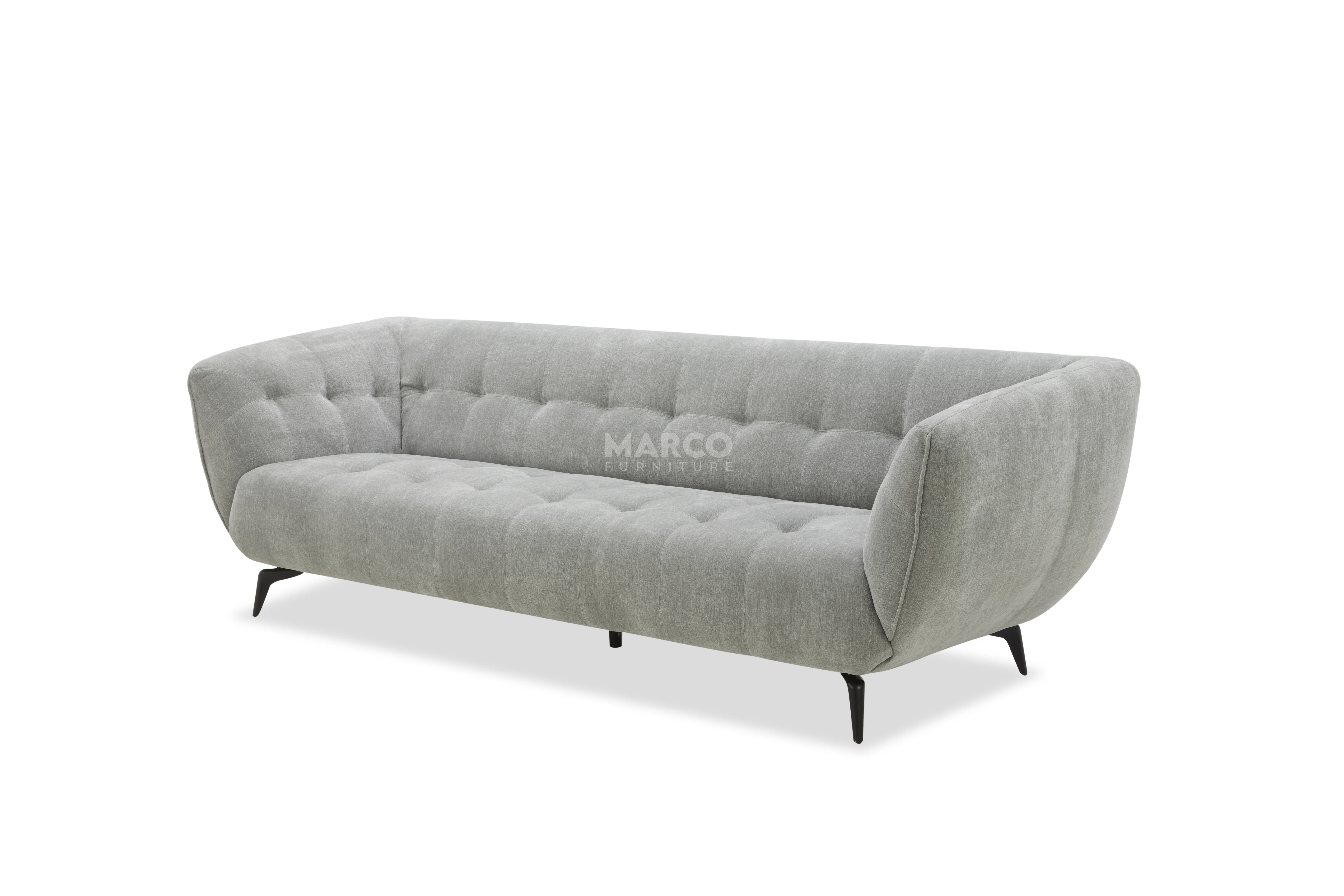 Gloria Velvet Chesterfield Sofa – Modern Velvet Couch - Image 7