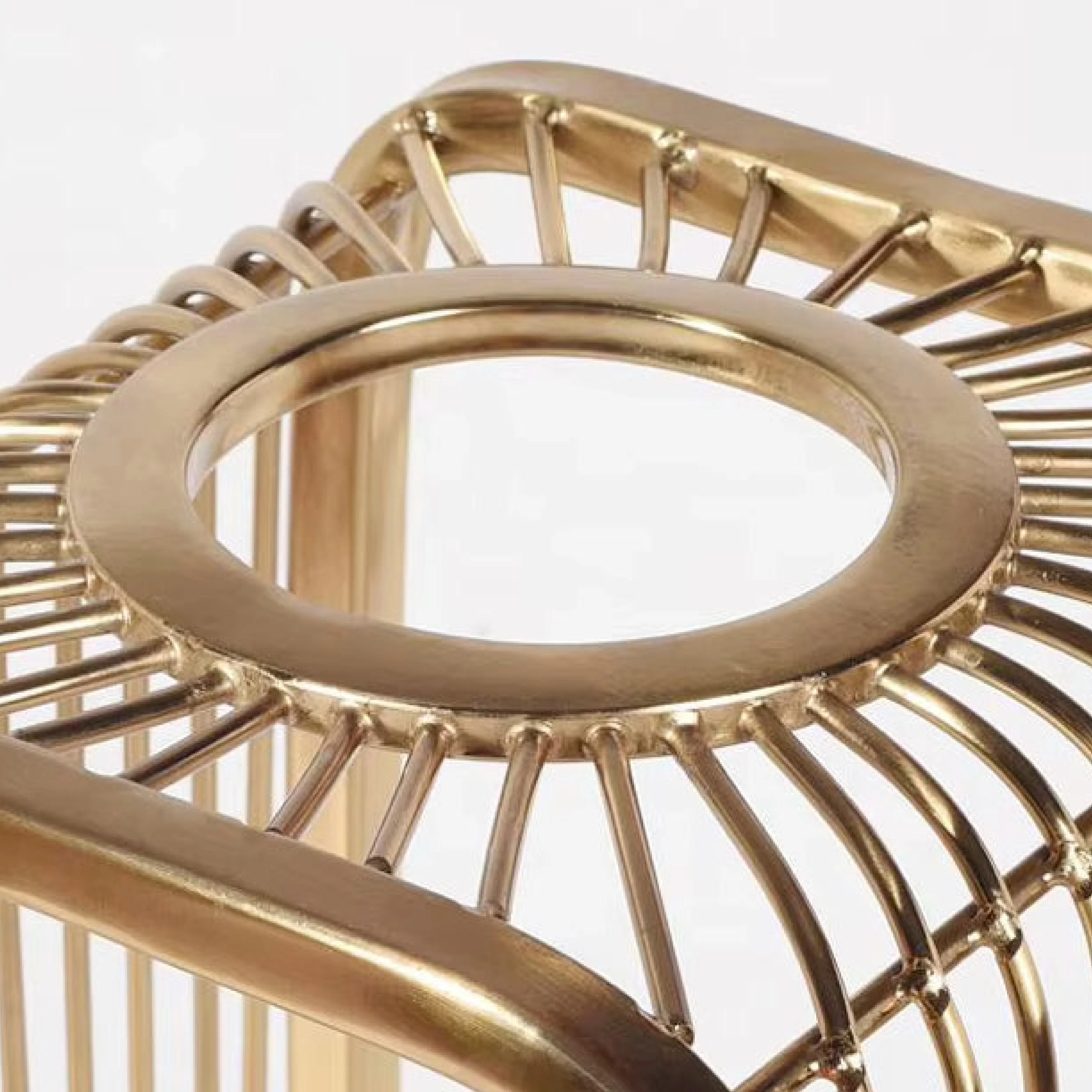Gold Cage Candle Holder Set - Image 7